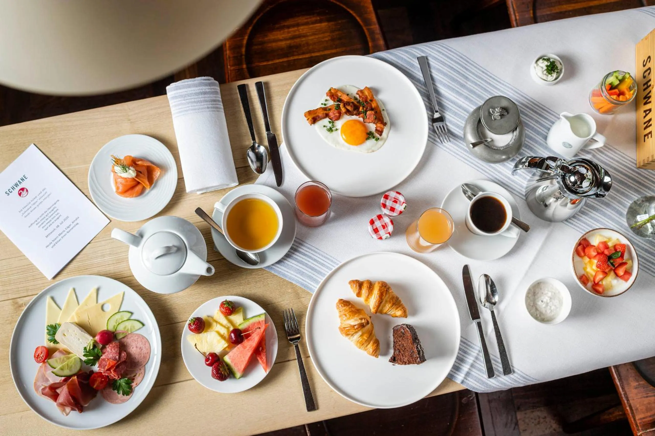 Breakfast in Romantik Hotel Zur Schwane