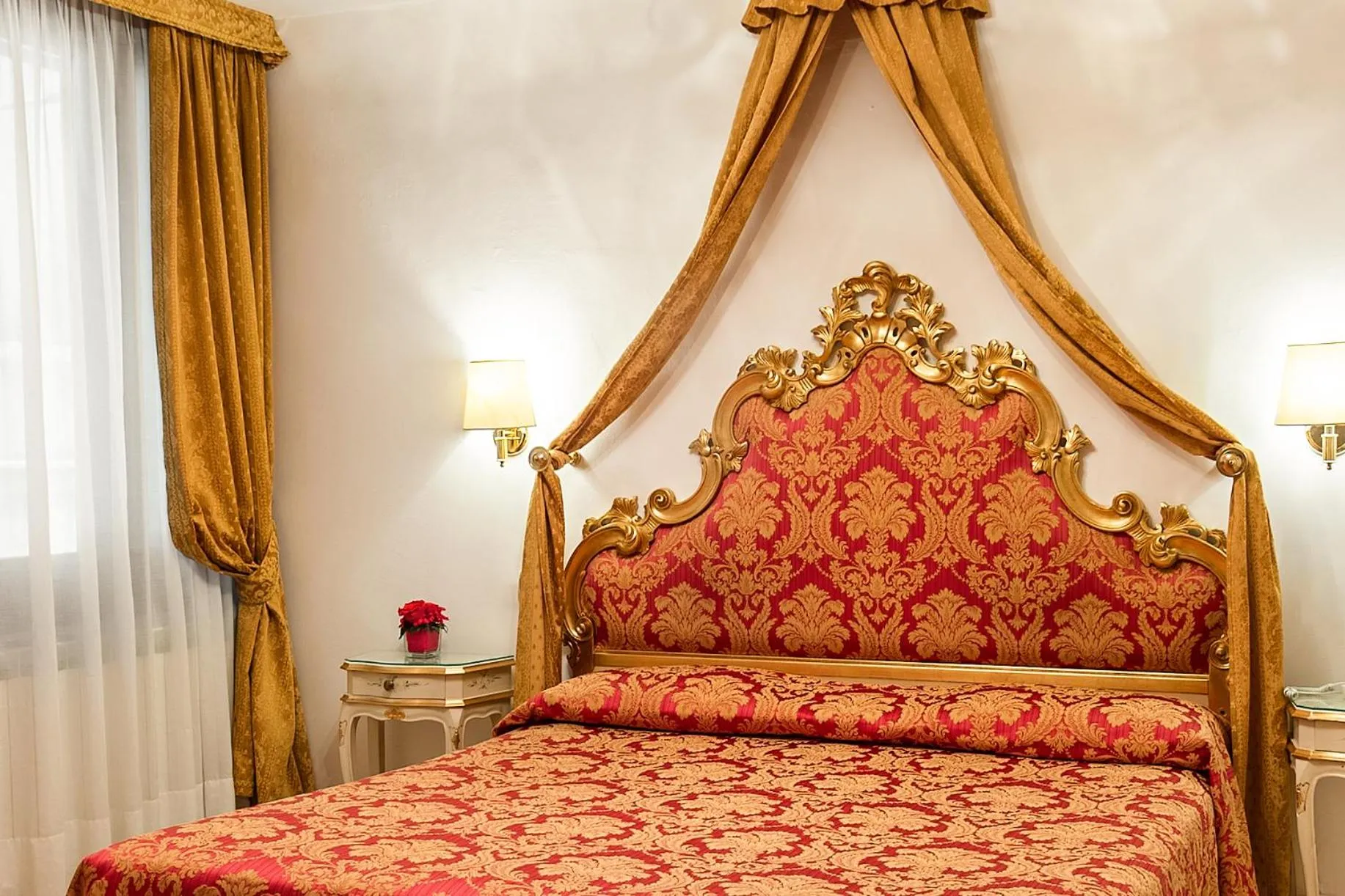 Bed in Hotel Al Vagon