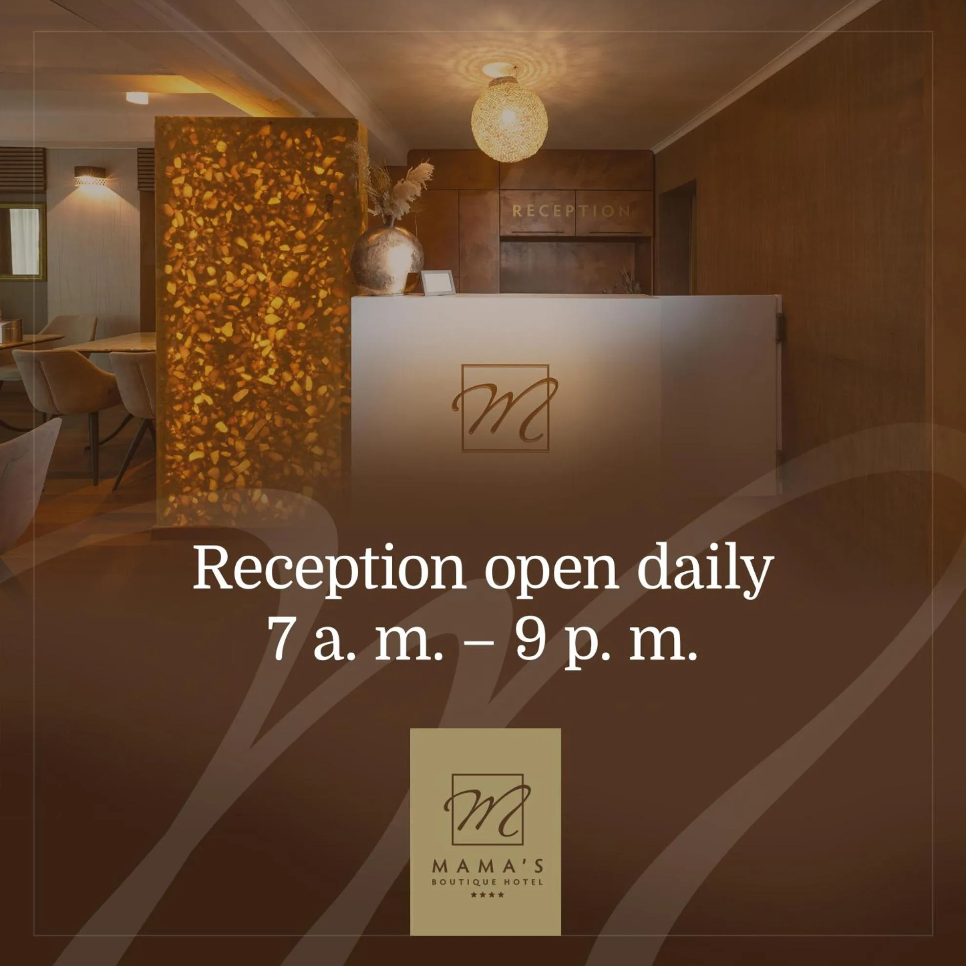 Lobby or reception in Mama's Design & Boutique Hotel