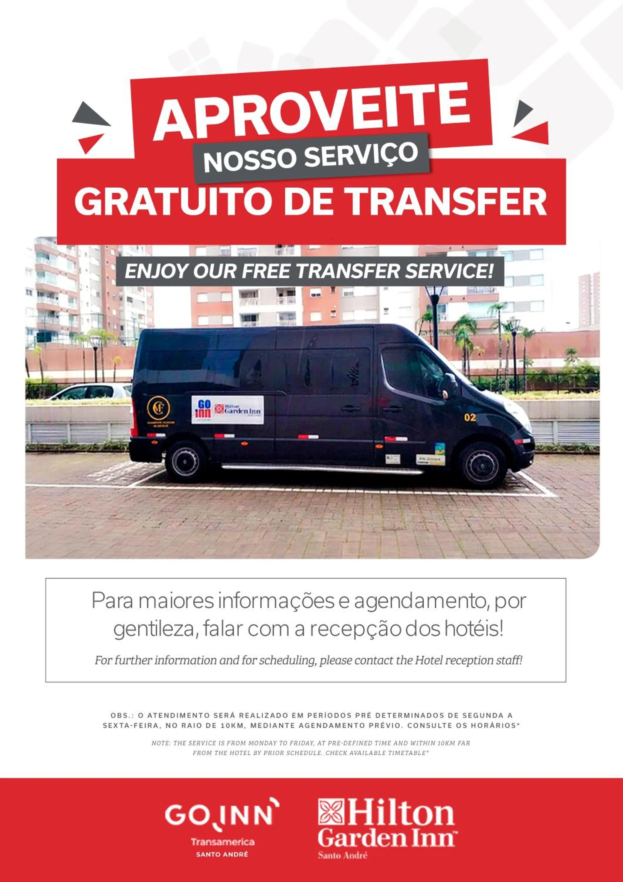 shuttle in Hilton Garden Inn Santo Andre