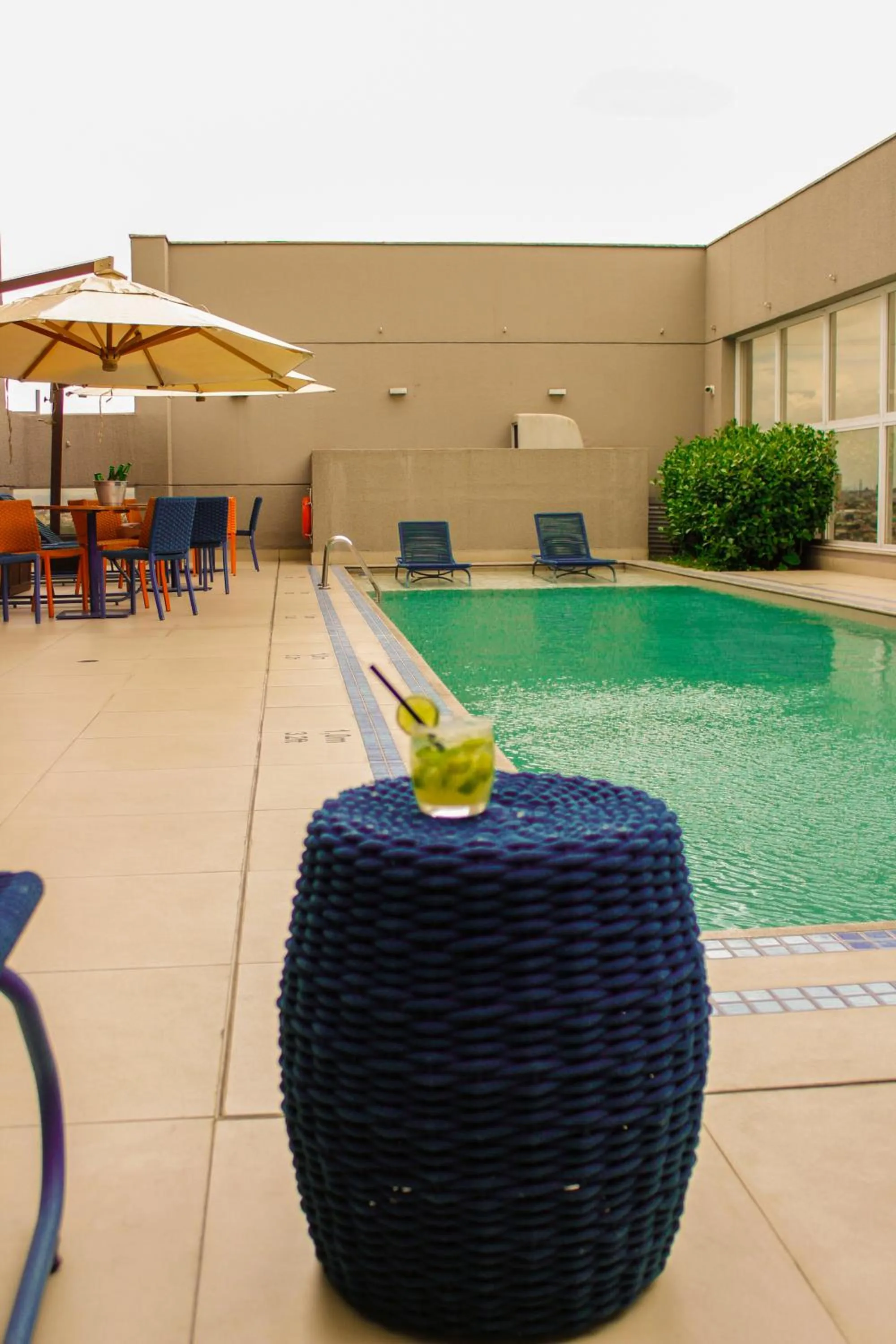 Swimming pool in Hilton Garden Inn Santo Andre