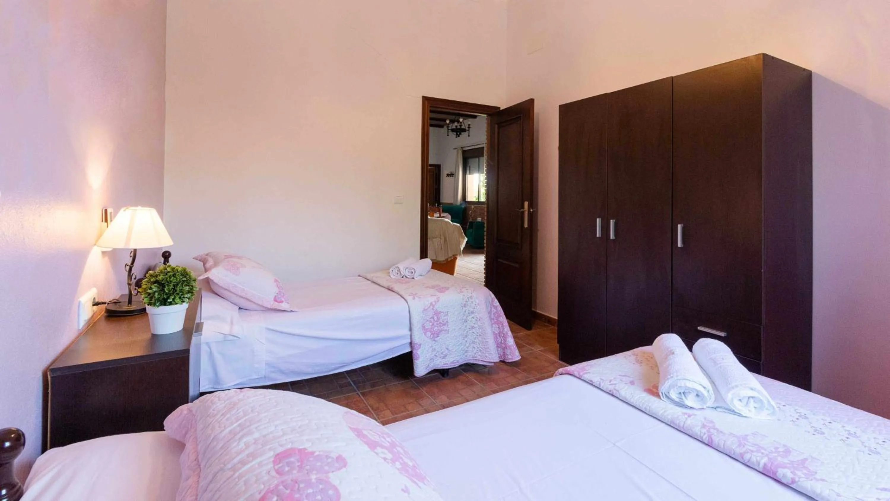 Bed in Casa Rural Villa Lucrecia