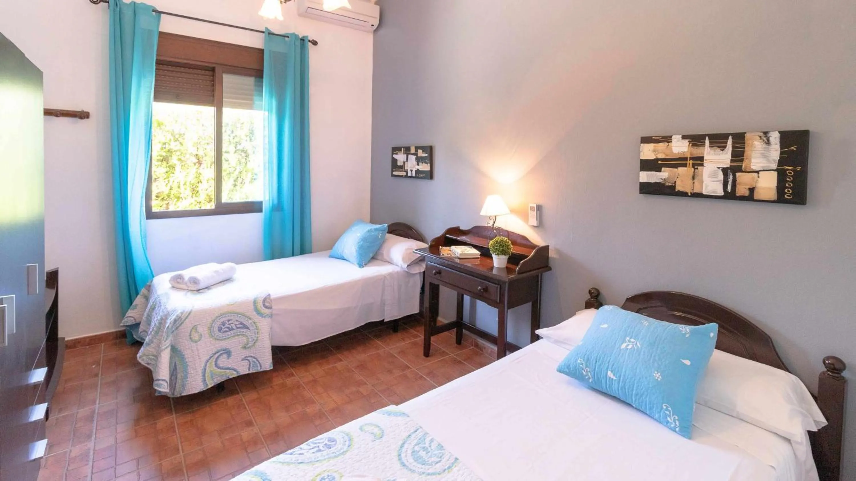 Bed in Casa Rural Villa Lucrecia