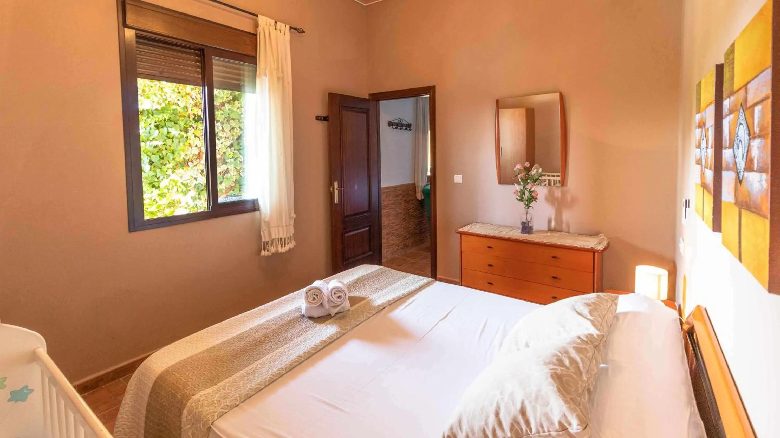 Bed in Casa Rural Villa Lucrecia