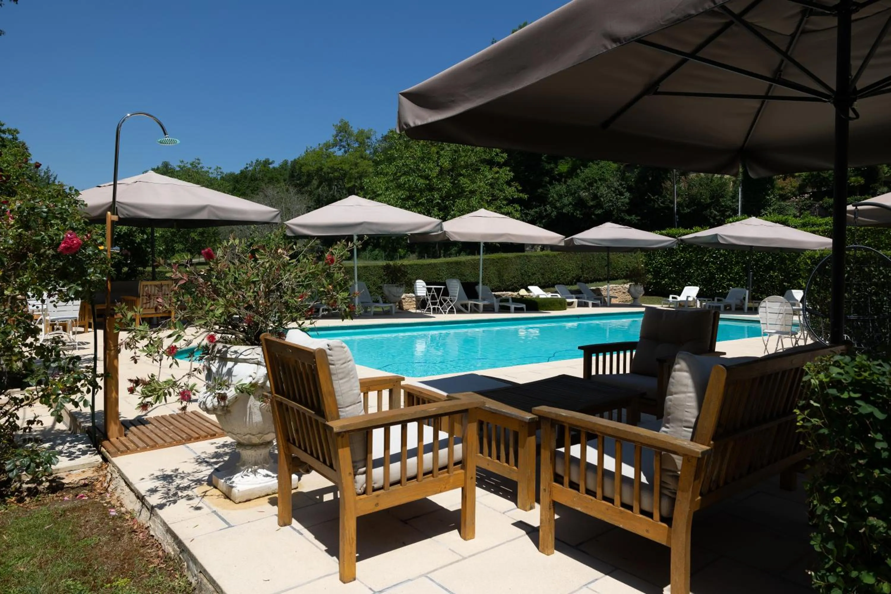 Swimming pool in Le Moulin de Mitou