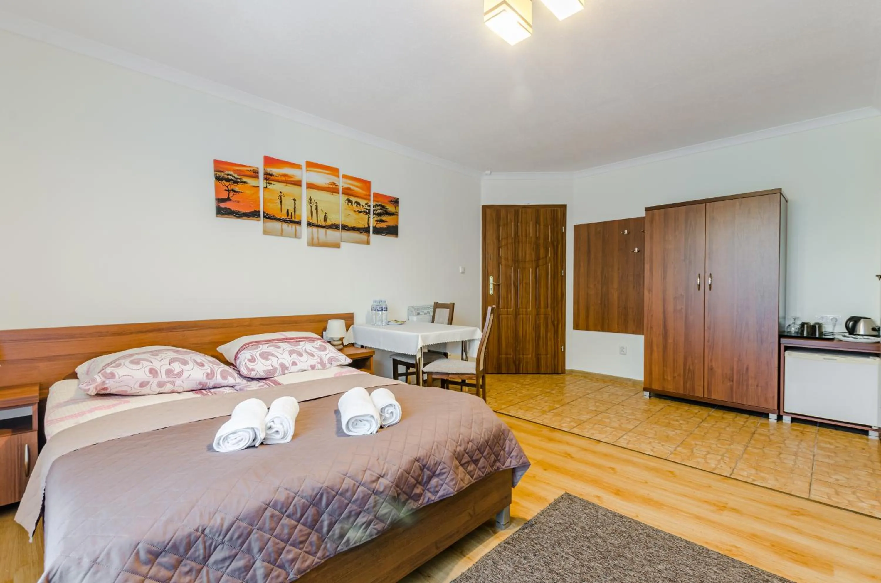 Bed in RAMZES-pokoje z balkonami,parking,Blisko do plaży Ustka