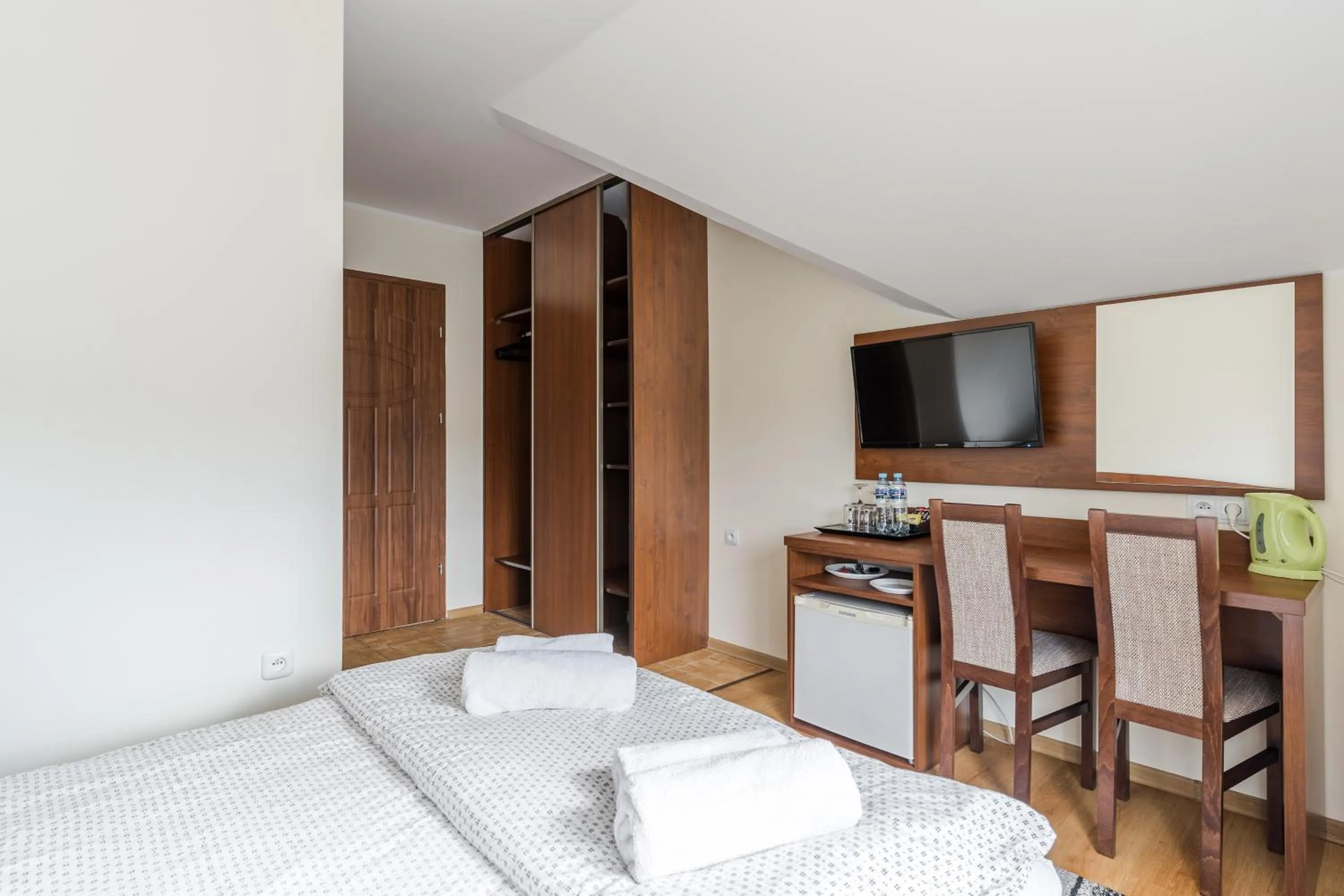 Bed in RAMZES-pokoje z balkonami,parking,Blisko do plaży Ustka