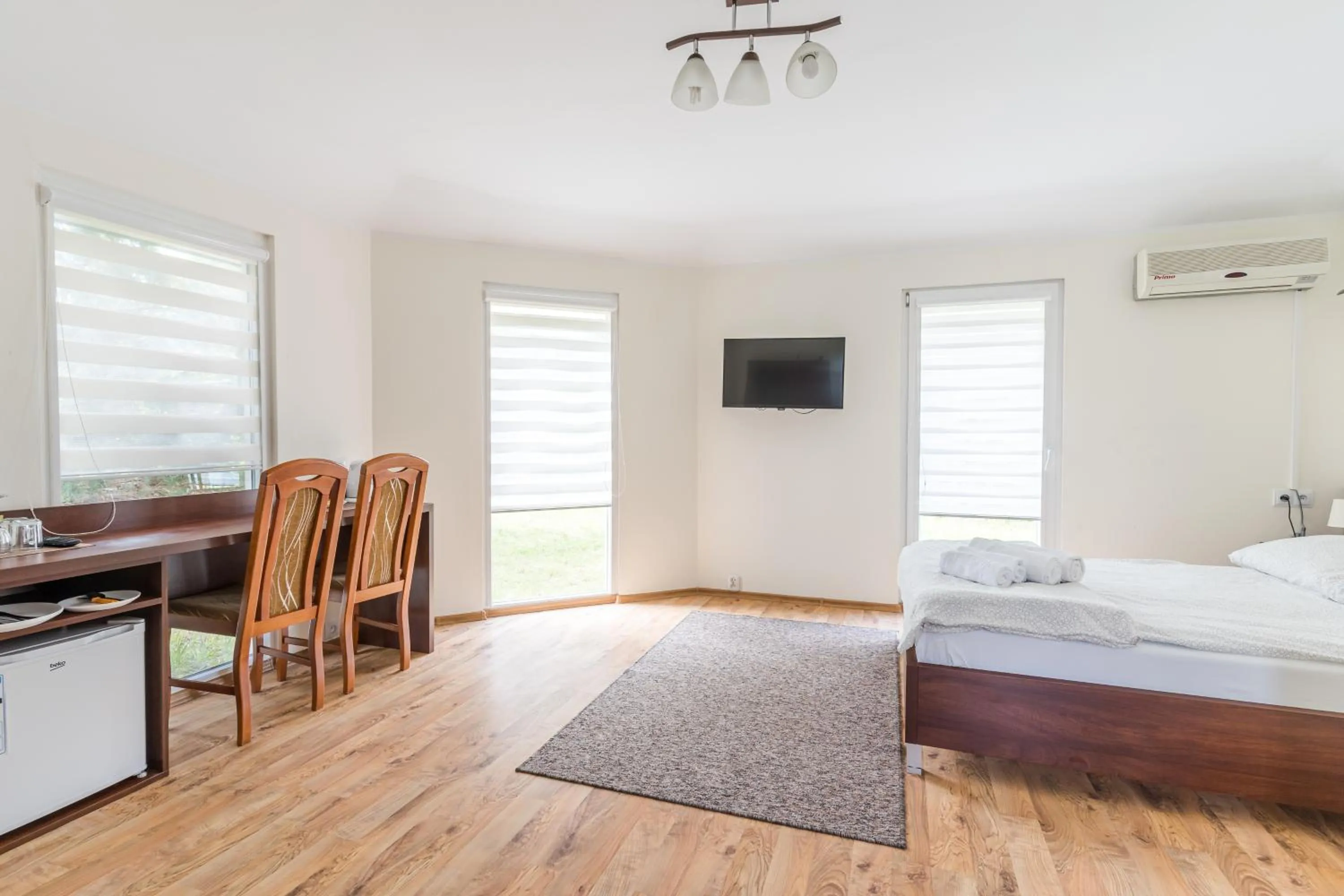 Bed in RAMZES-pokoje z balkonami,parking,Blisko do plaży Ustka