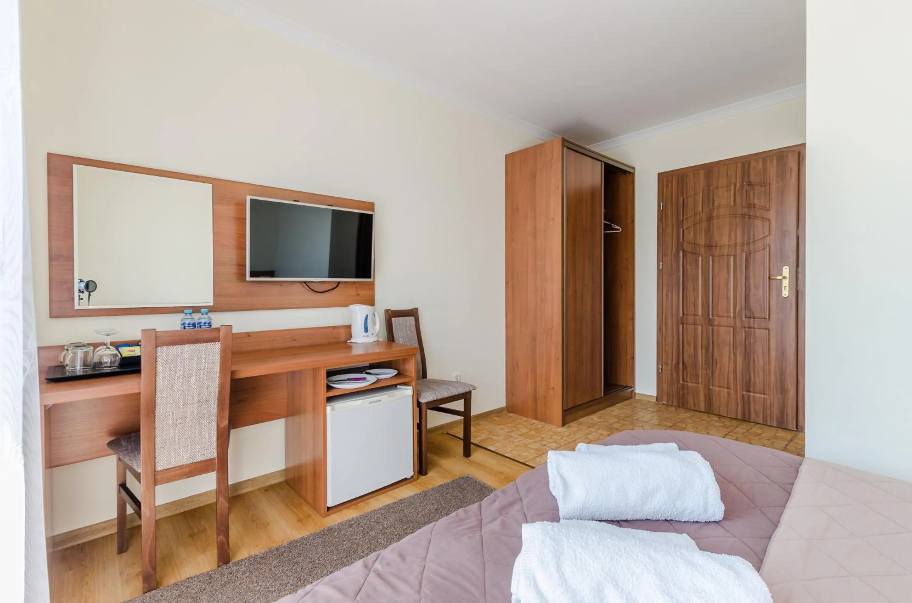 Bed in RAMZES-pokoje z balkonami,parking,Blisko do plaży Ustka