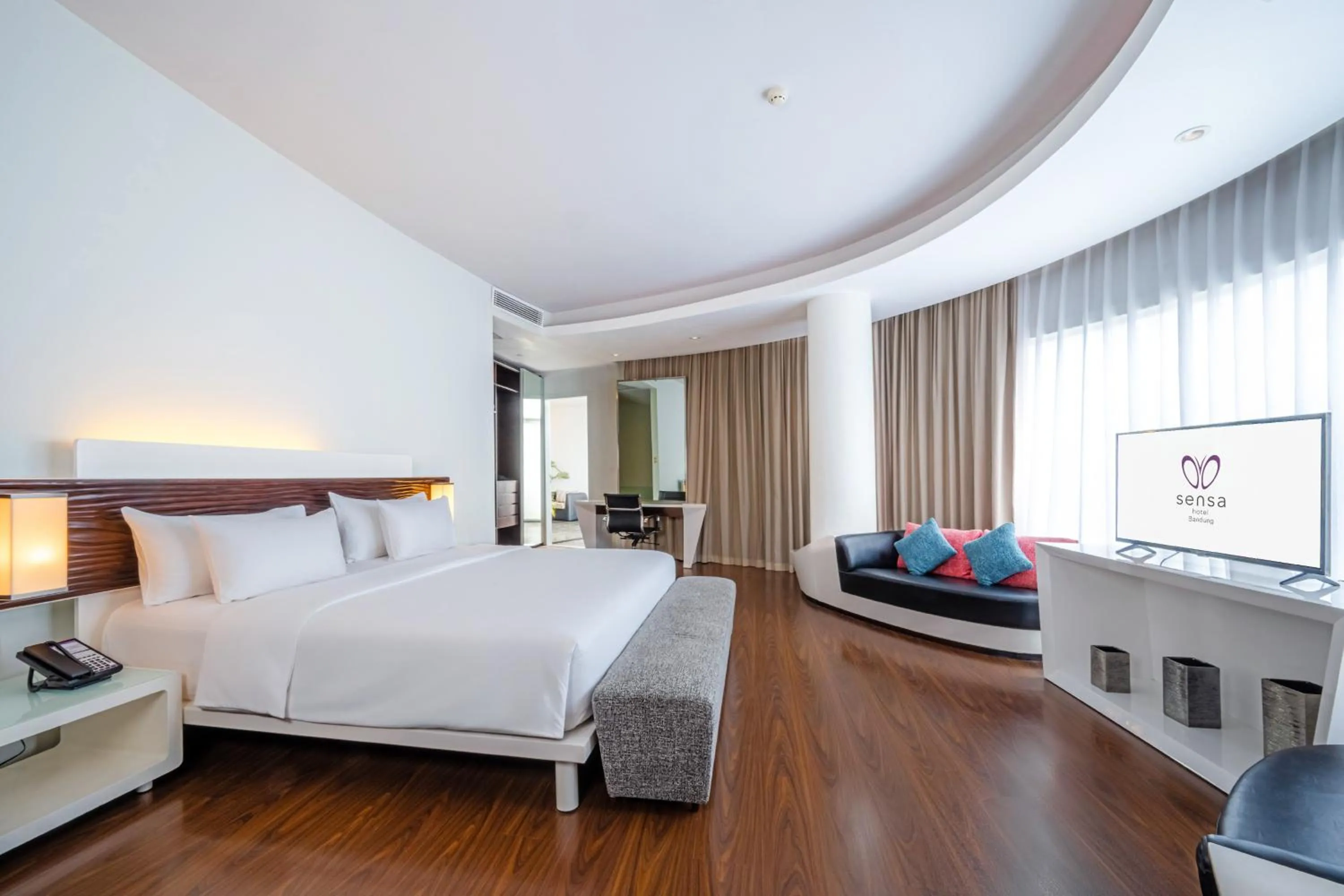 Bedroom, Bed in Sensa Hotel Bandung