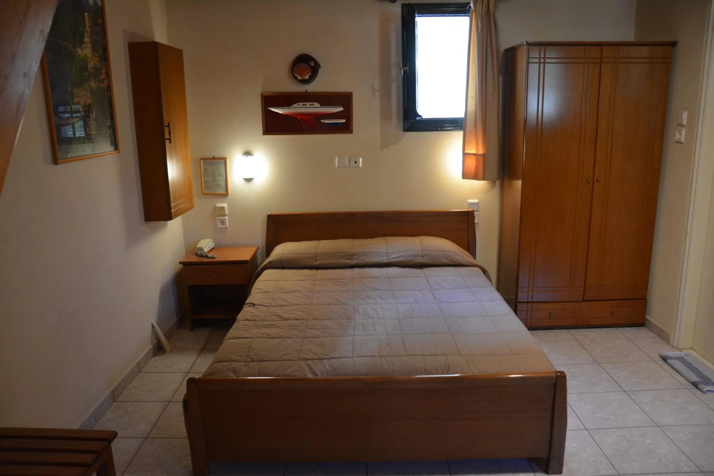 Bed in Aristotelis Apartments