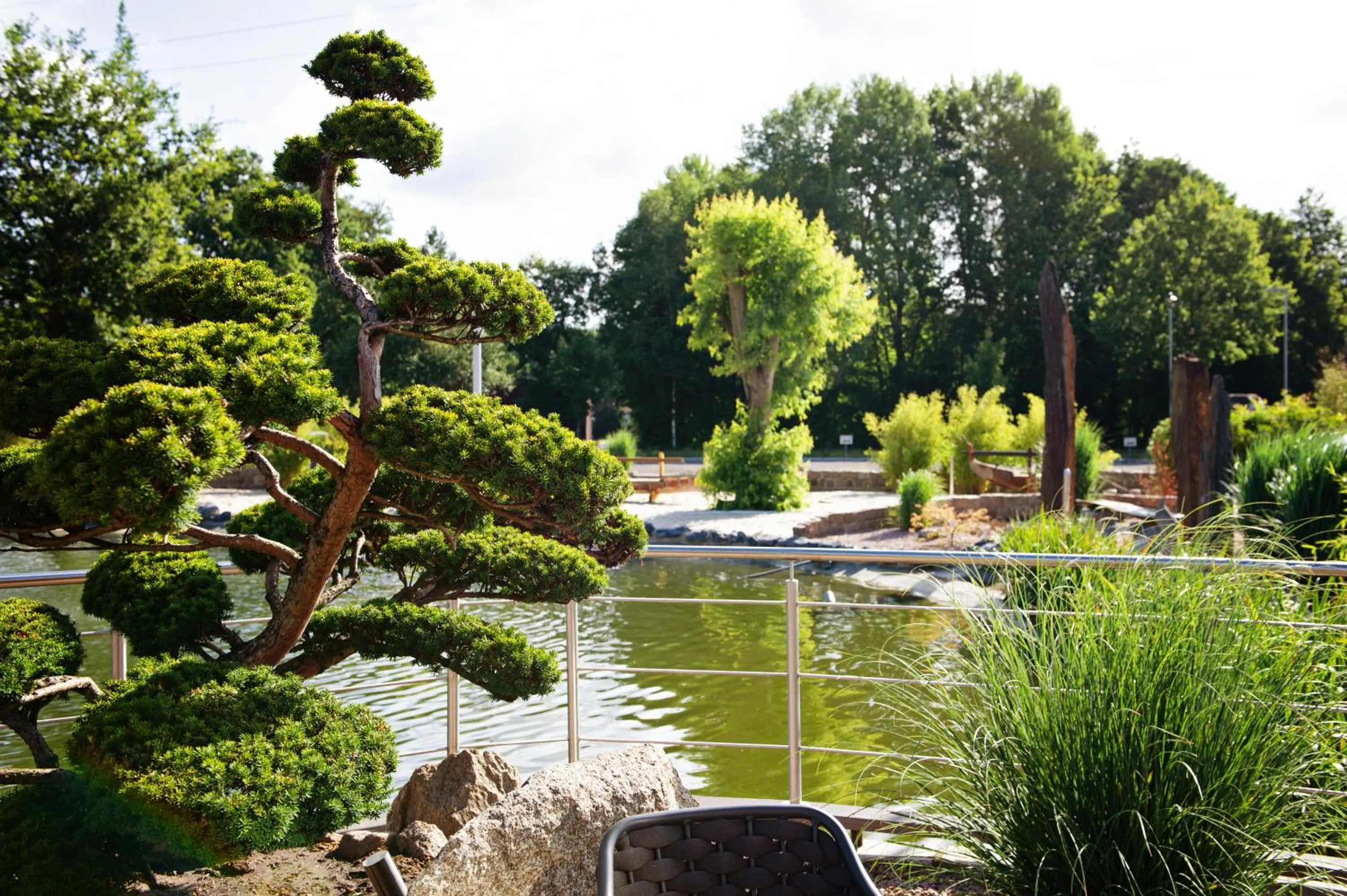 Garden view in Landhaus Eden 3 Sterne Superior