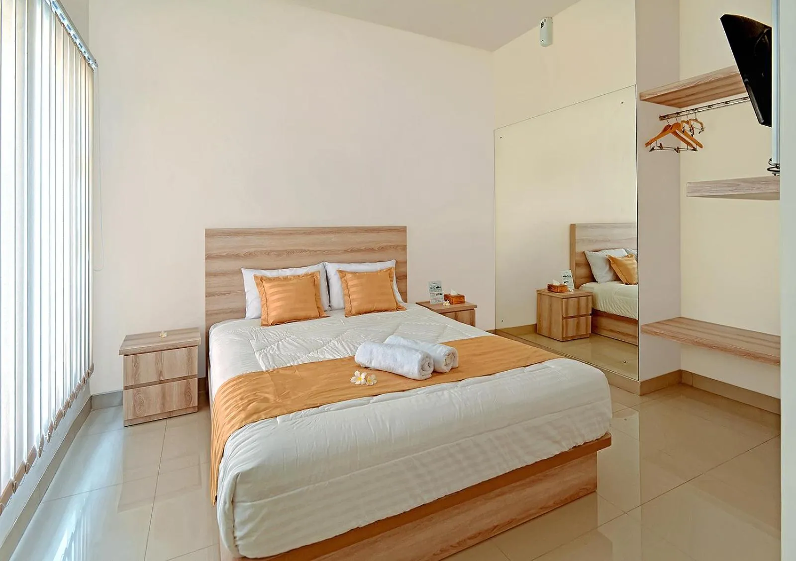 Bed in Wika Bali Beach House