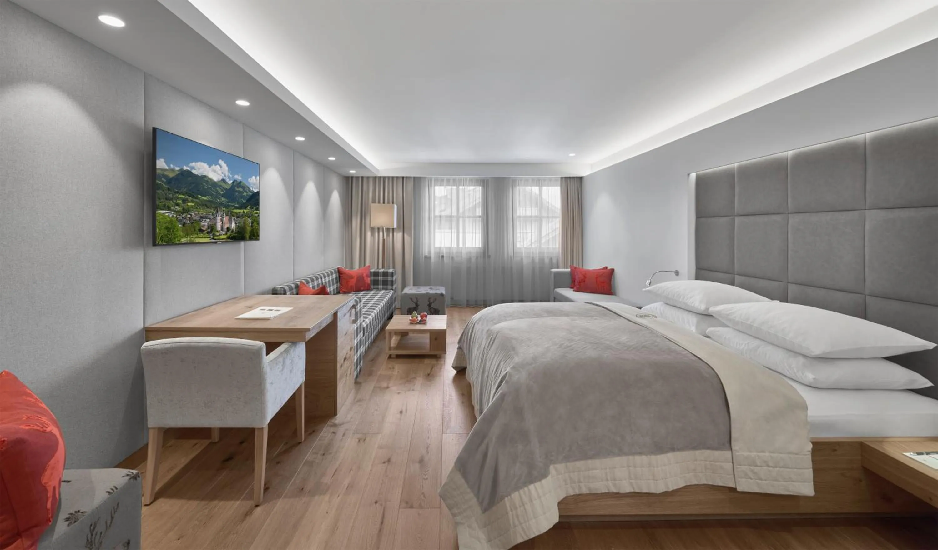 Photo of the whole room, Bed in Schwarzer Adler Kitzbühel - Adults Only