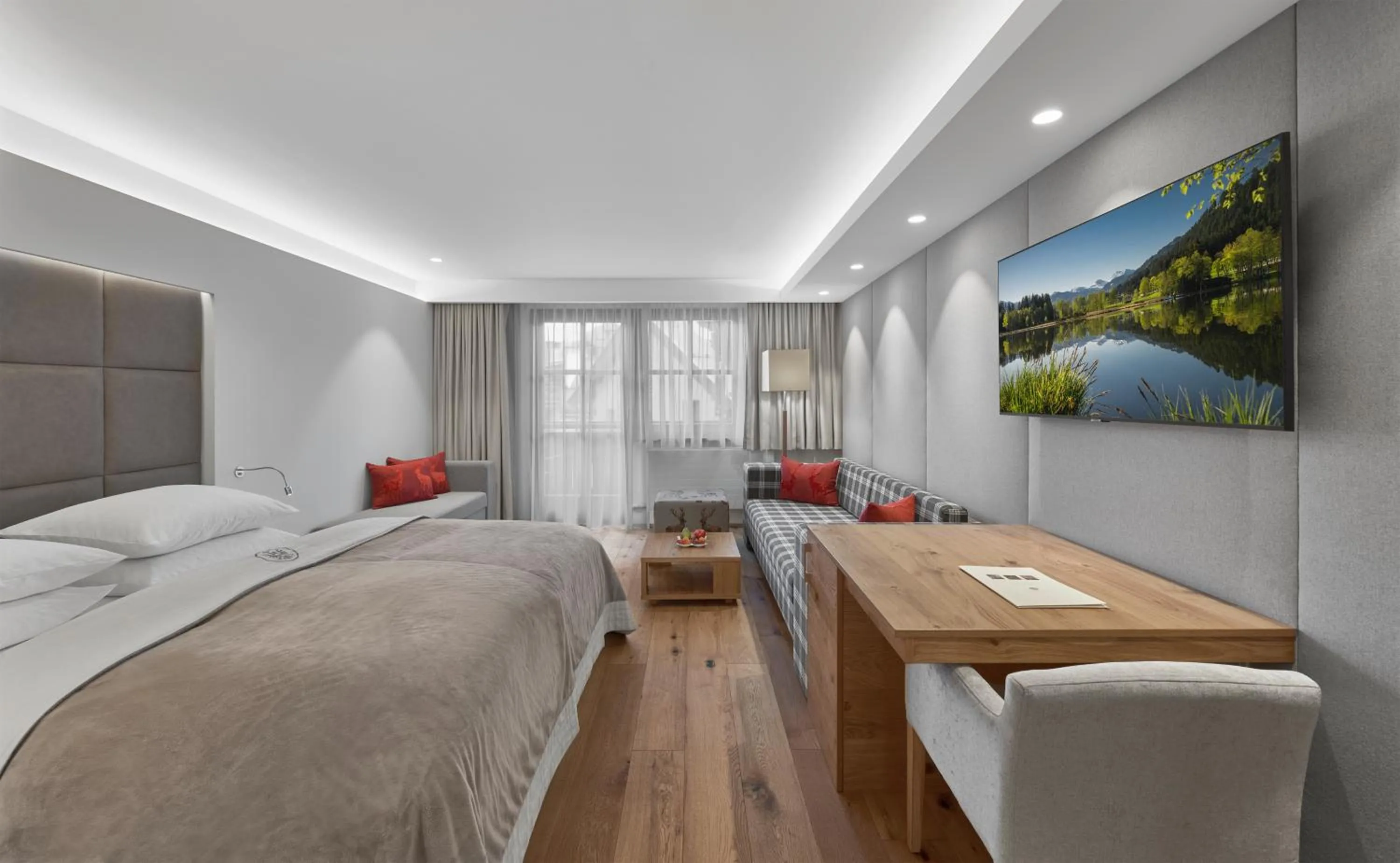 Balcony/Terrace, Bed in Schwarzer Adler Kitzbühel - Adults Only