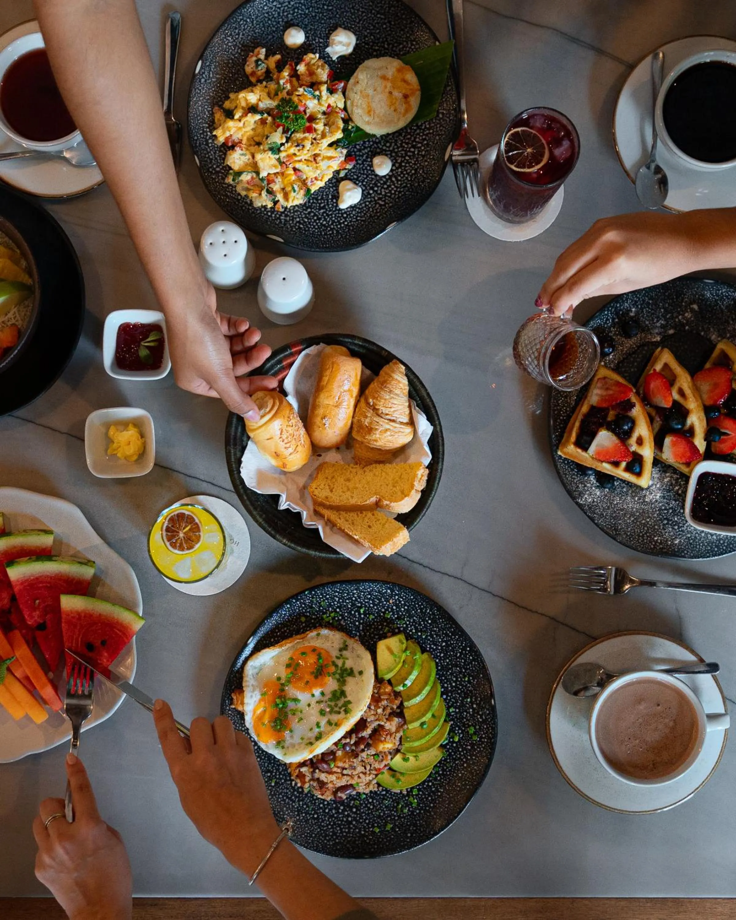 Food and drinks in Hotel Capellán de Getsemaní