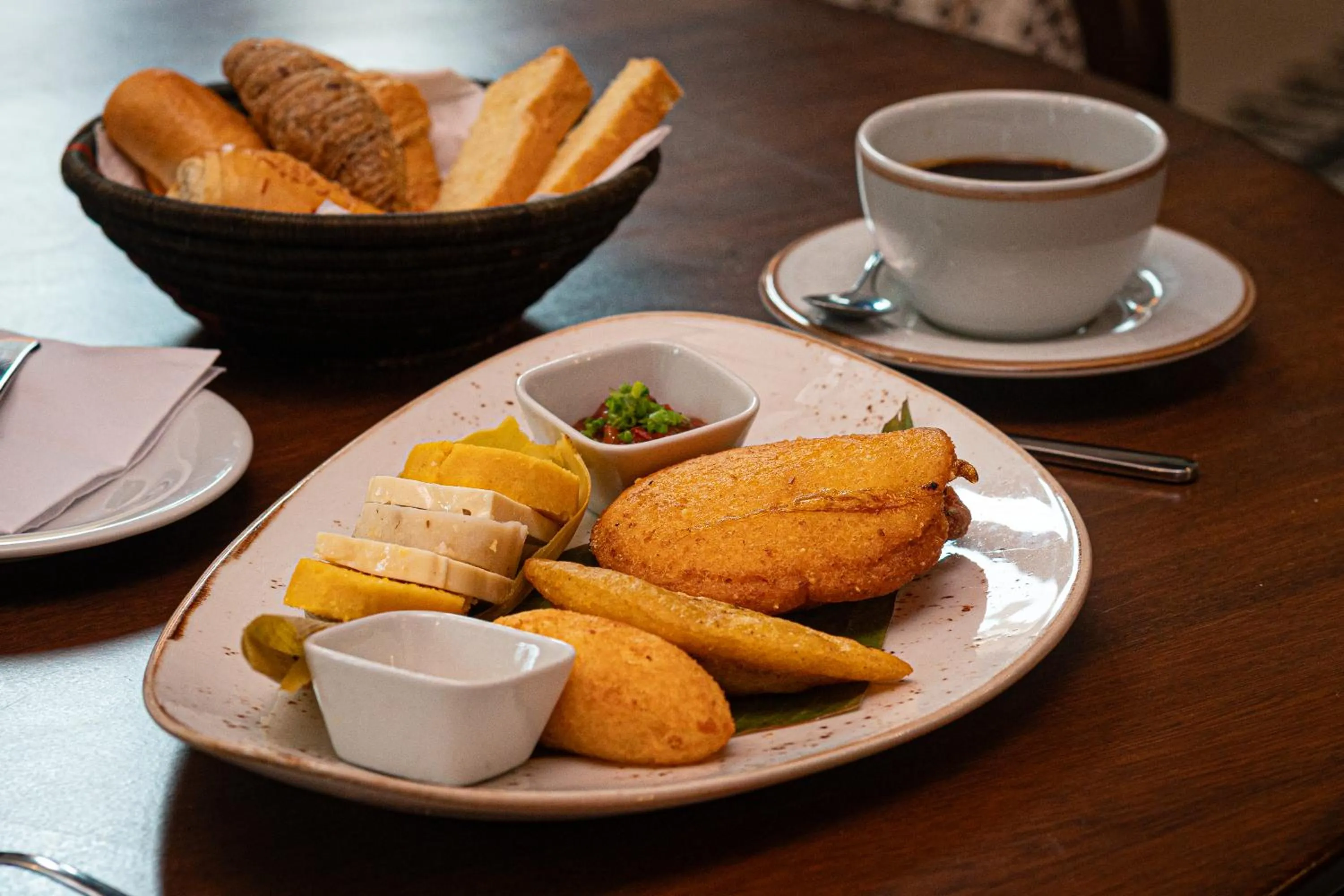 Food and drinks in Hotel Capellán de Getsemaní