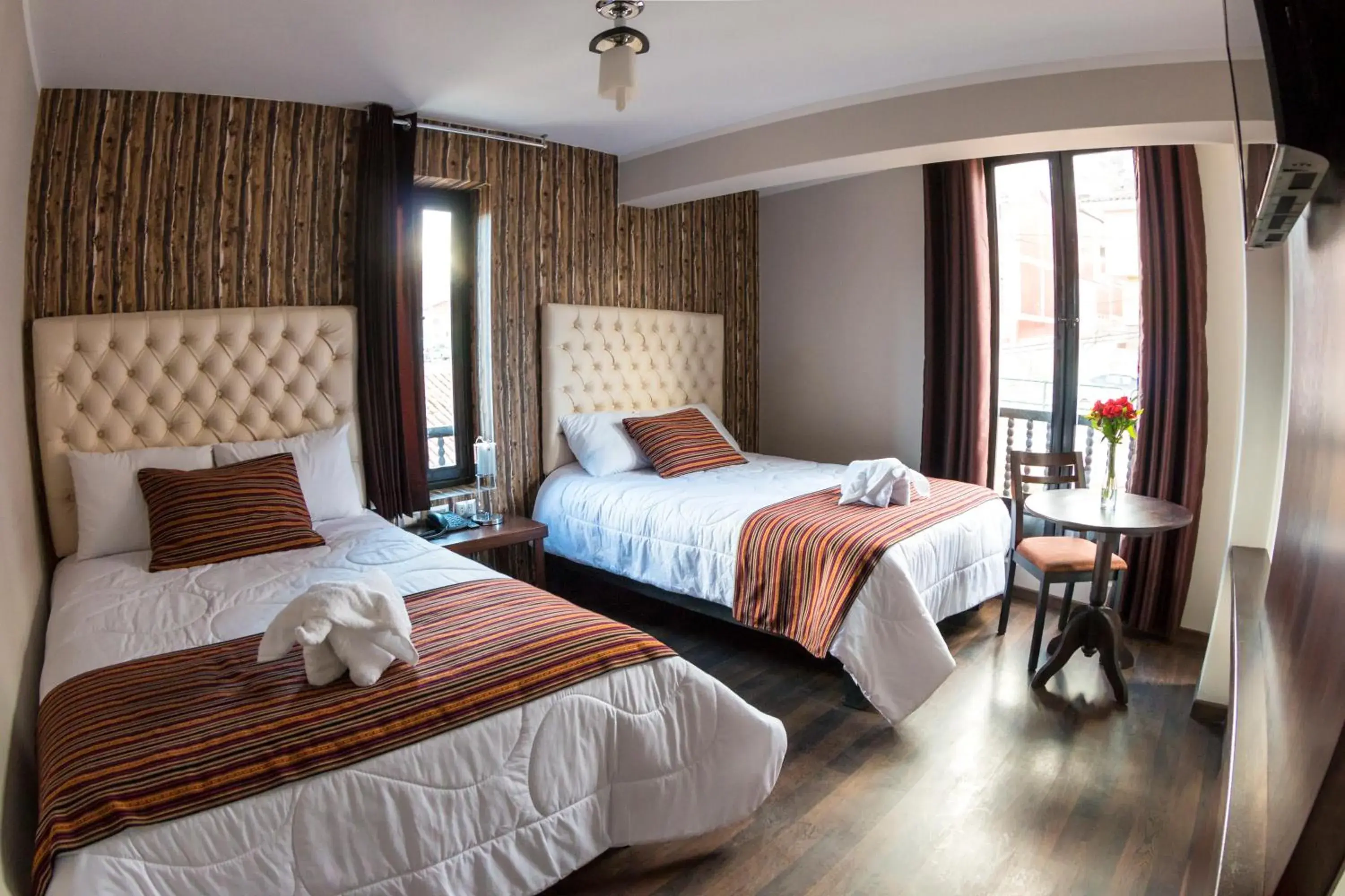 Standard Double Room with Two Double Beds in Ureta Hotel Standard Double Room with Two Double Beds in Ureta Hotel