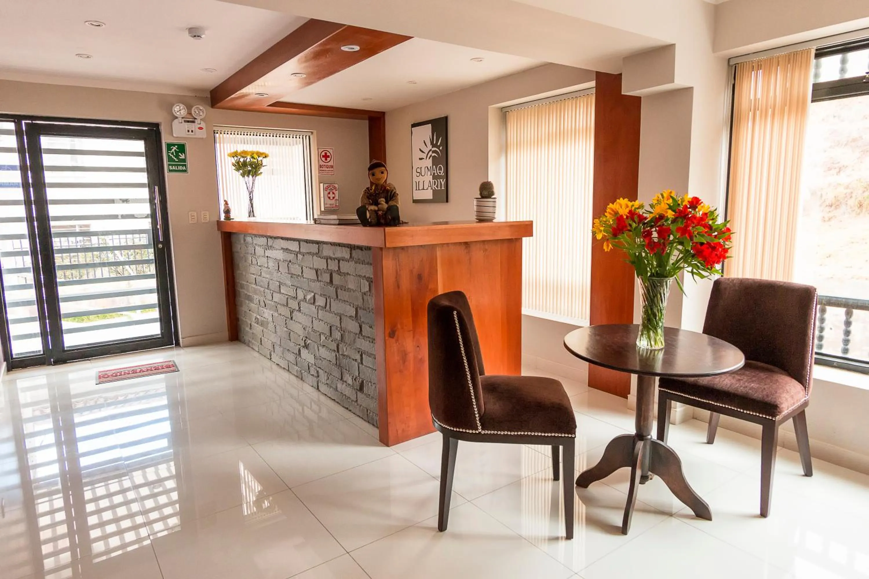 Lobby or reception in Ureta Hotel