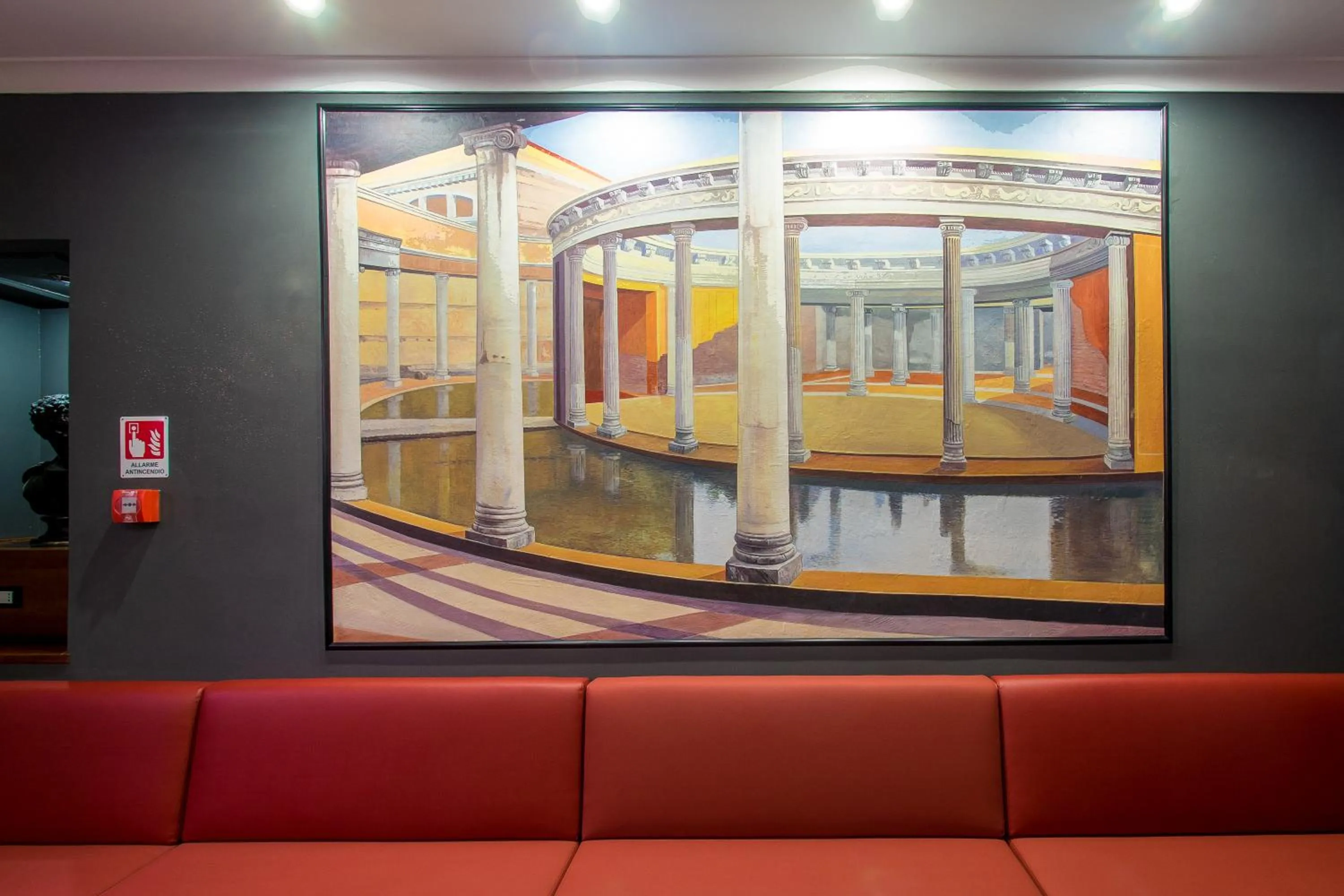 Communal lounge/ TV room in Alessandro Palace & Bar