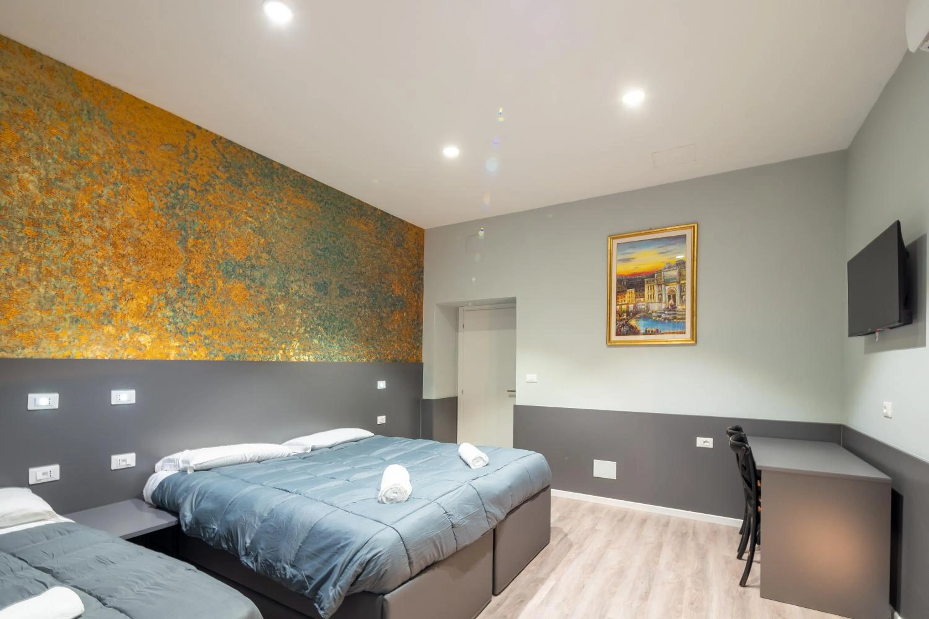 Bed in Alessandro Palace & Bar