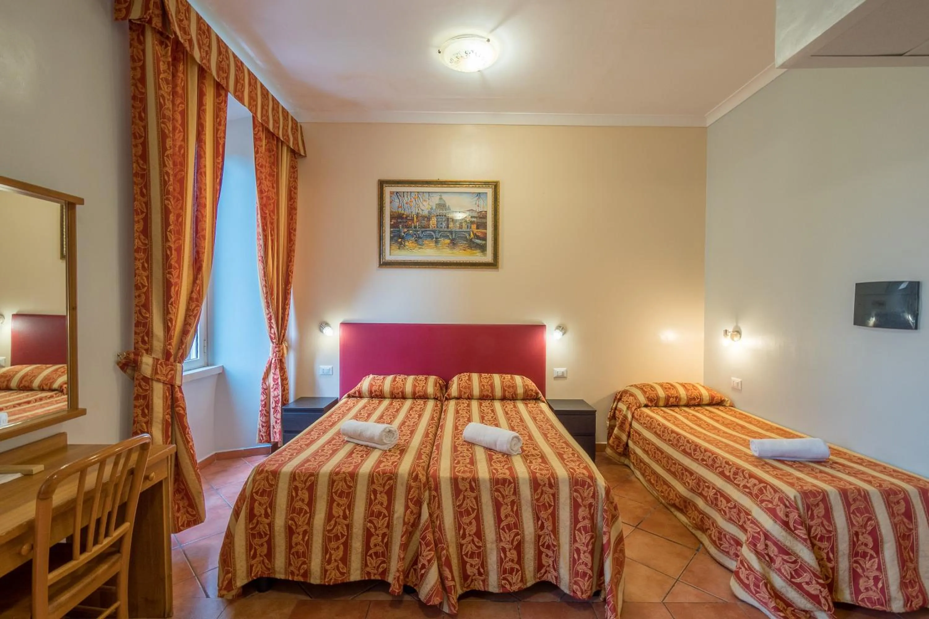 Bed in Alessandro Palace & Bar