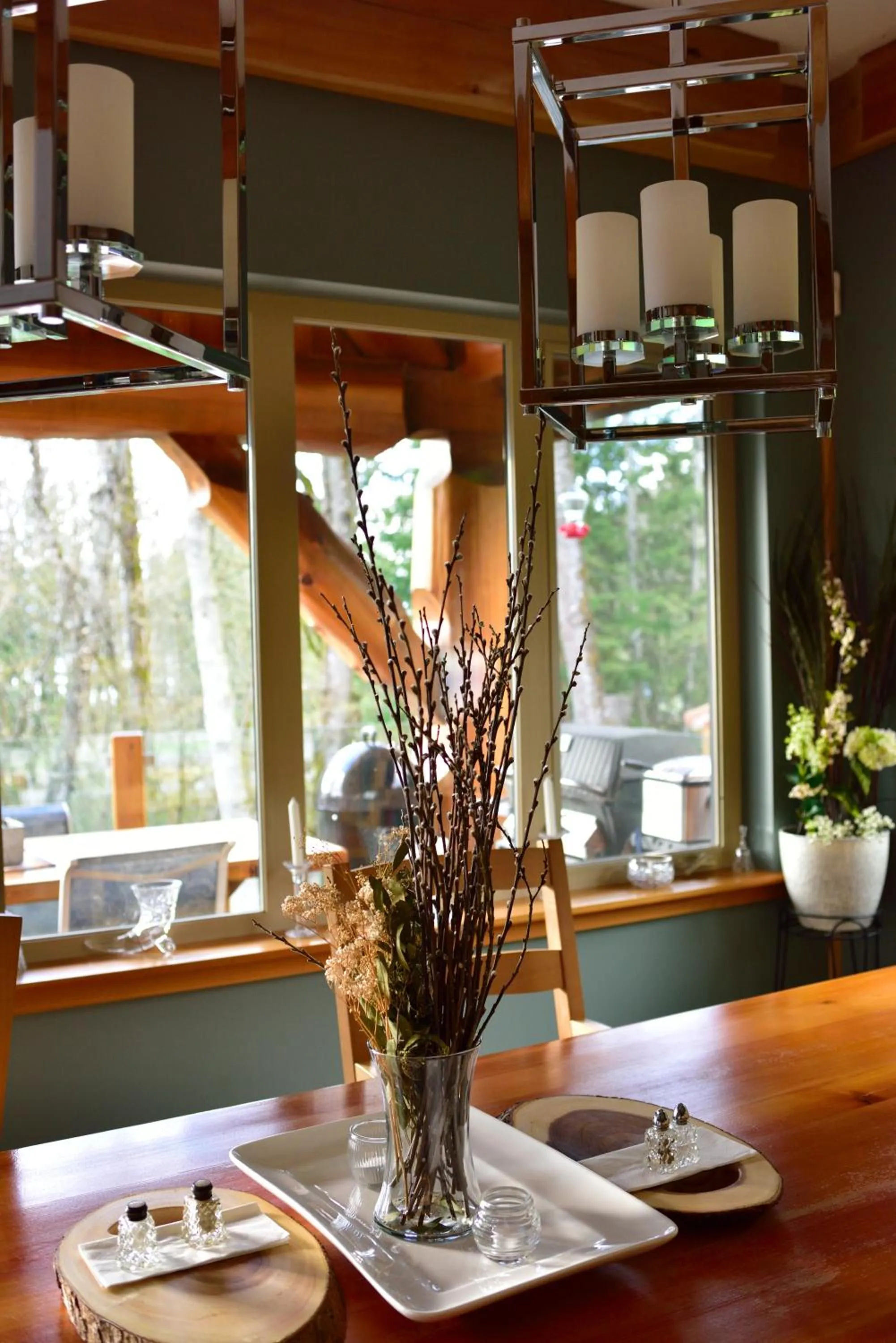 BBQ facilities in The Rockwell-Harrison Guest Lodge