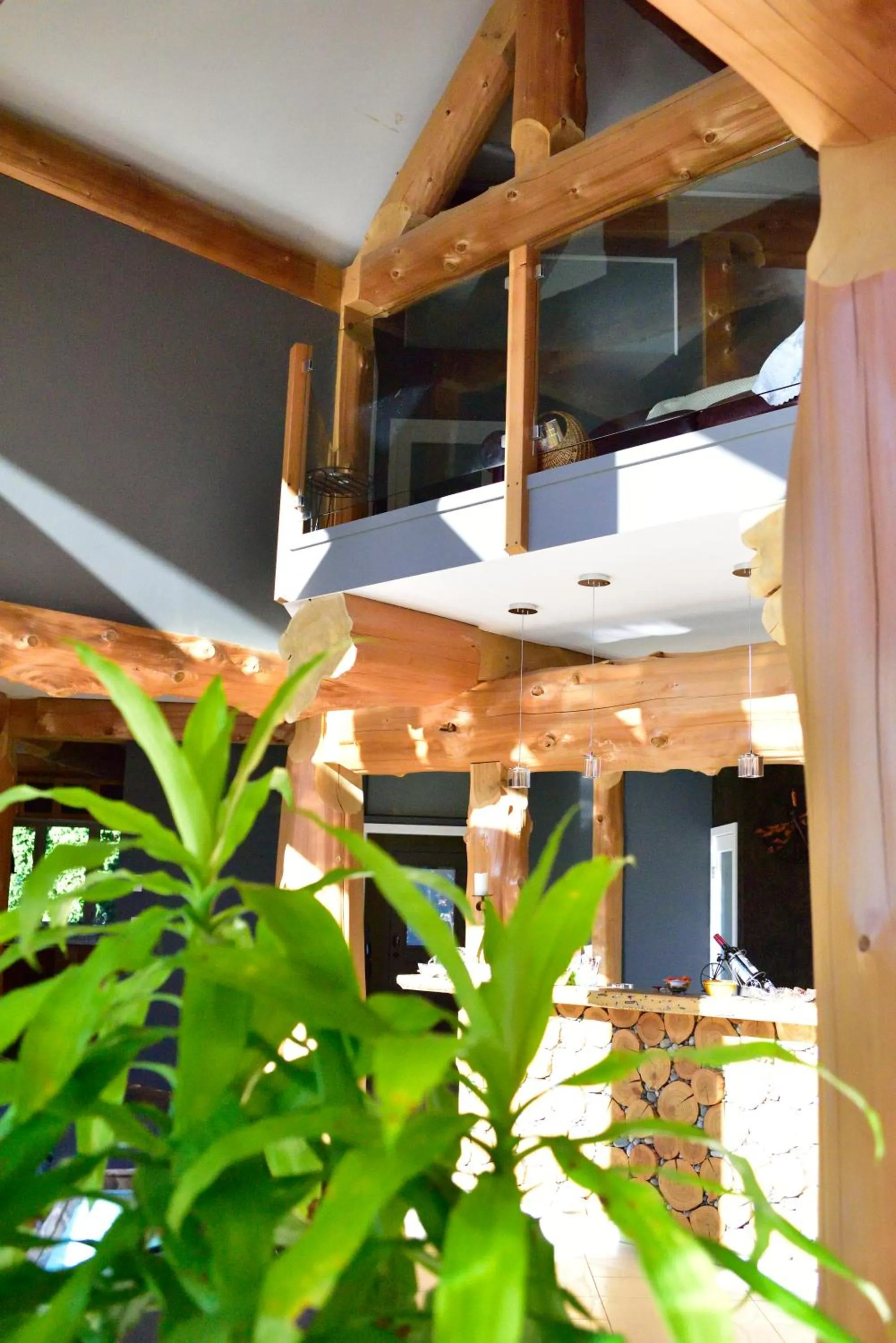 Seating area in The Rockwell-Harrison Guest Lodge