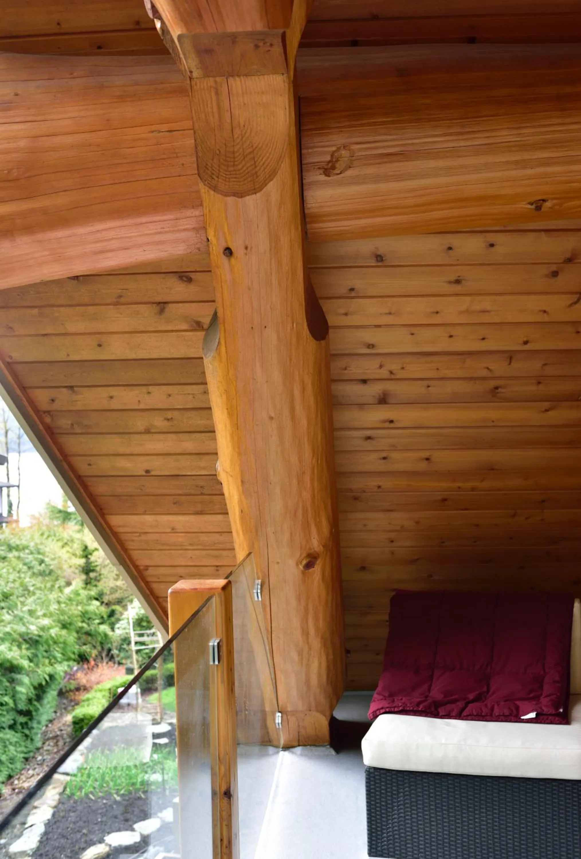 Balcony/Terrace, Bed in The Rockwell-Harrison Guest Lodge