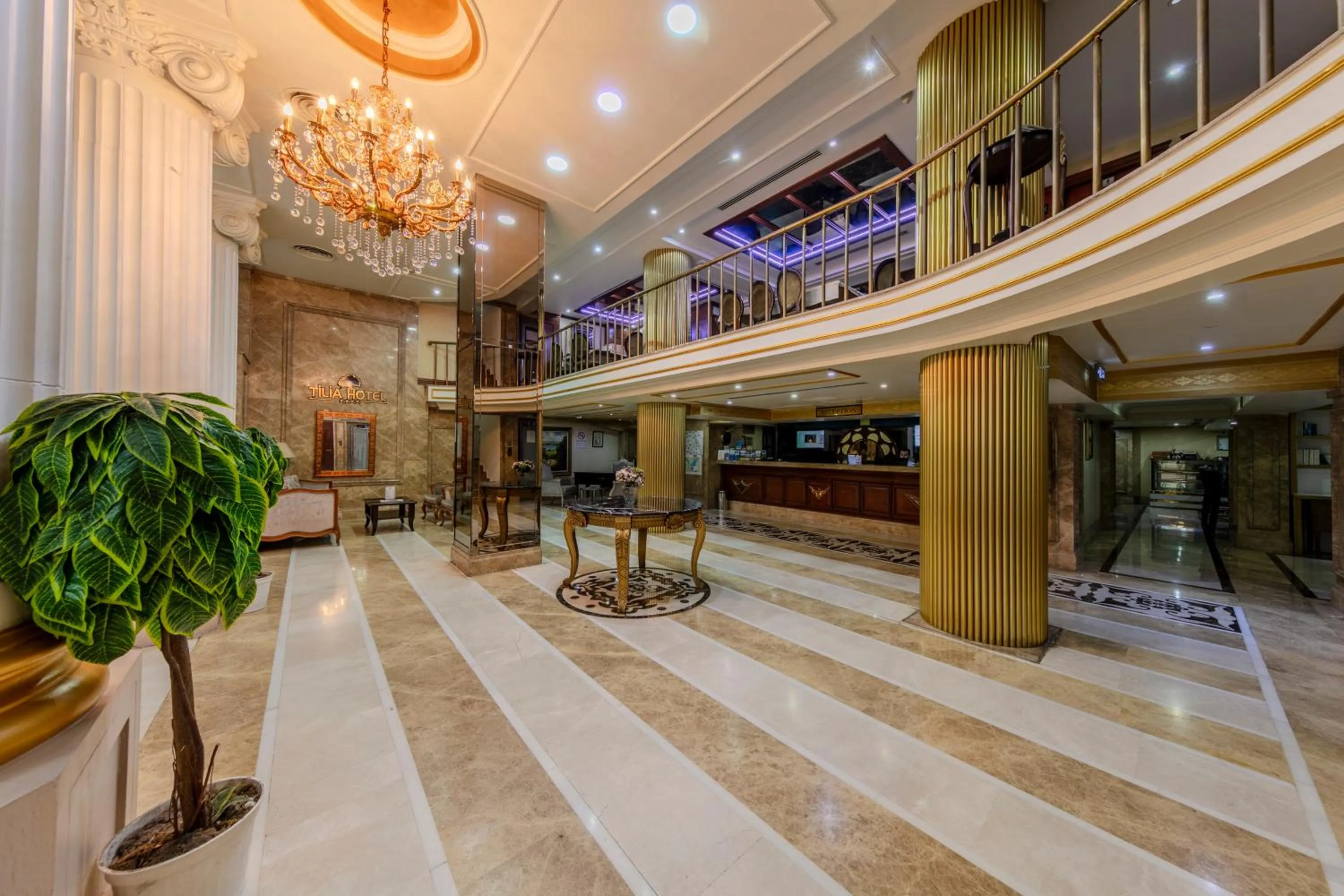 Lobby or reception in Tilia Hotel