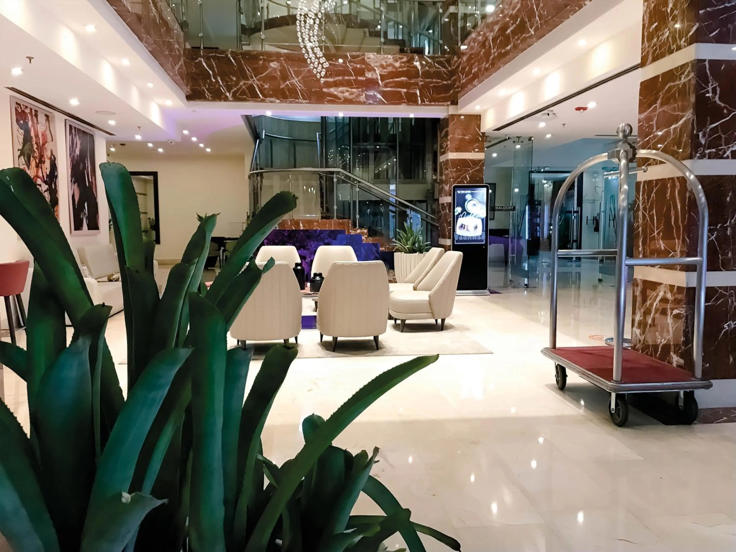 Lobby or reception in Waldorf Hotel