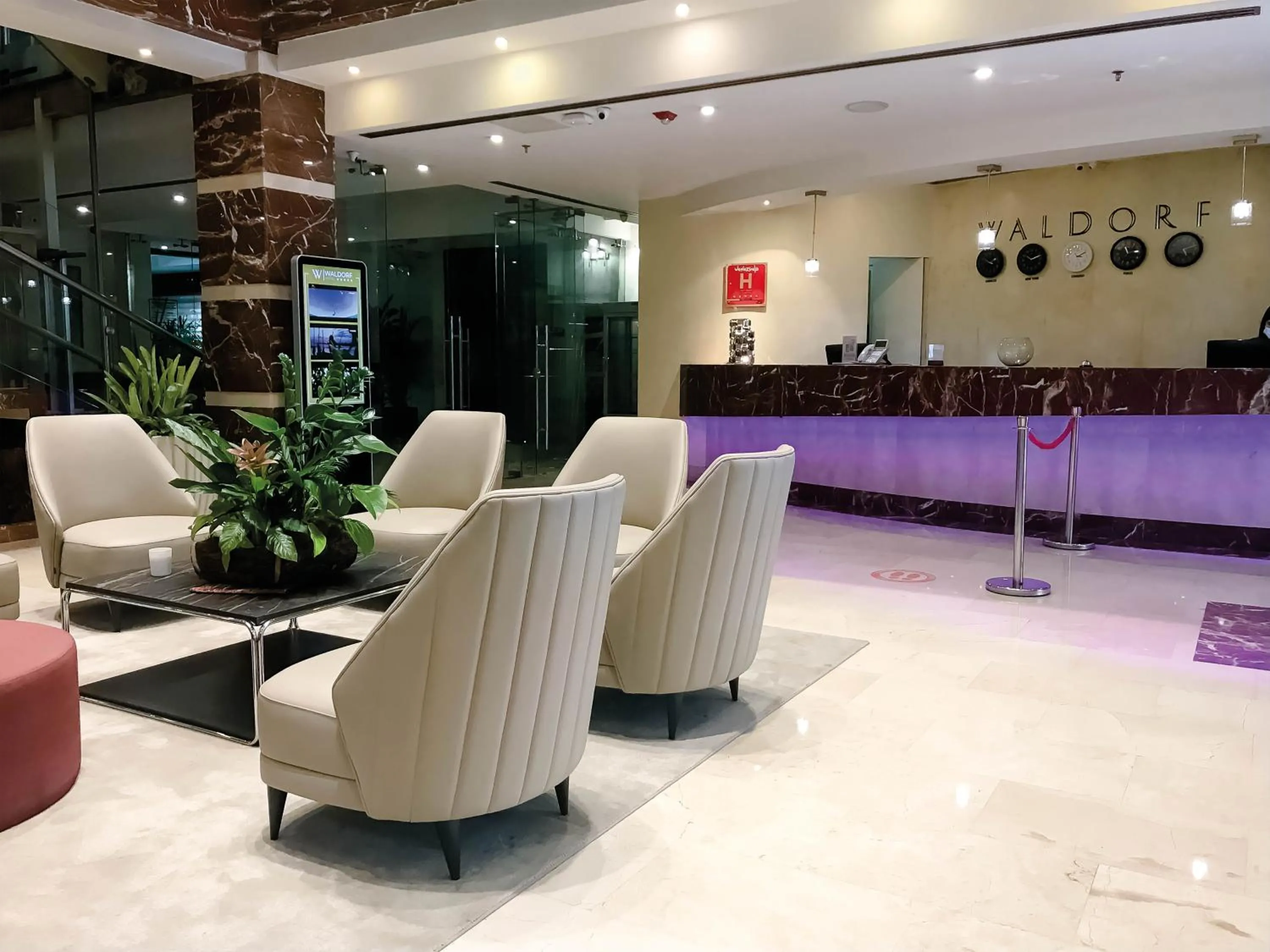 Lobby or reception in Waldorf Hotel