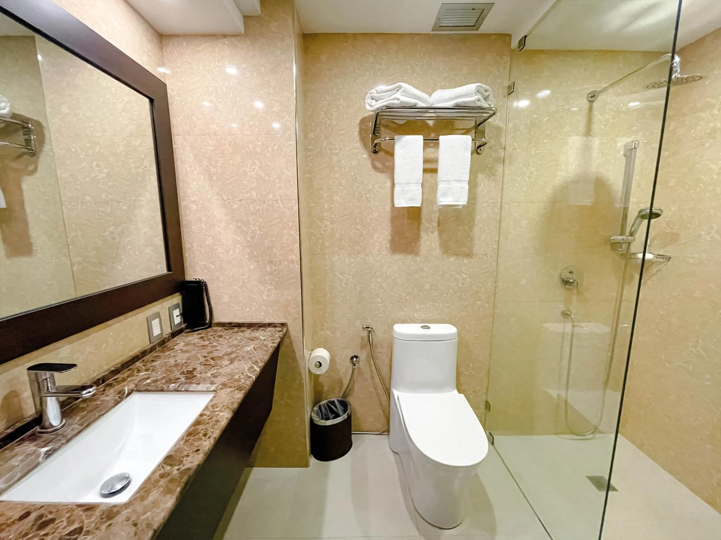 Bathroom in Waldorf Hotel