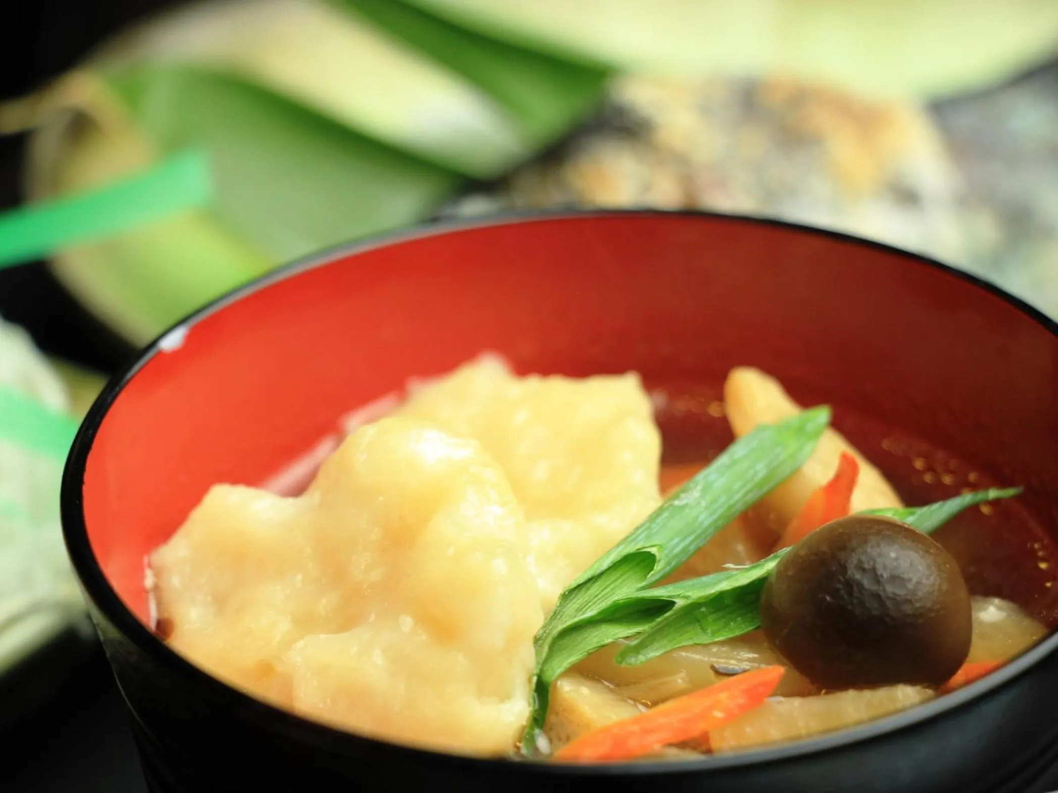 Food close-up in Oze Shinkousou