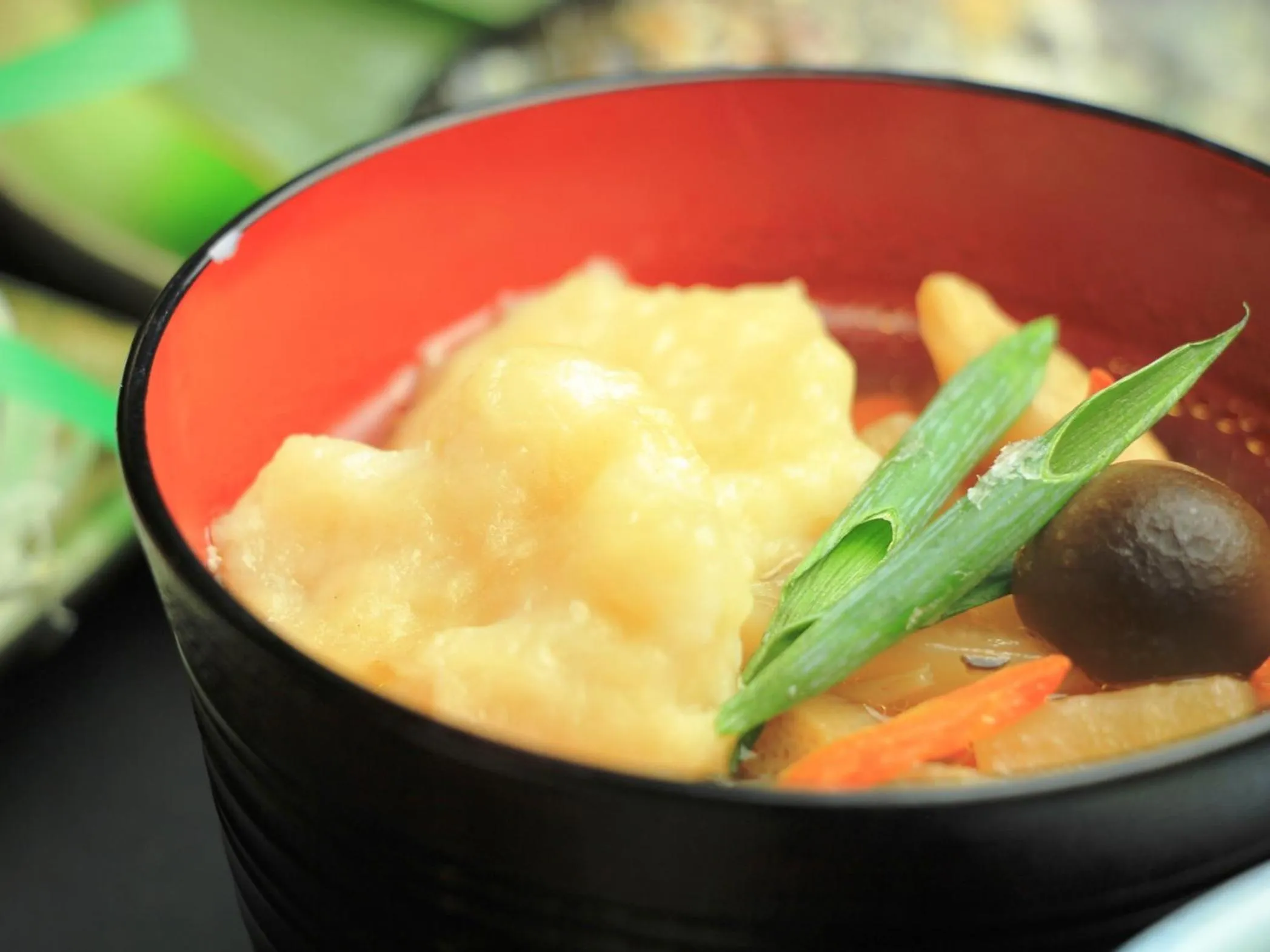 Food close-up in Oze Shinkousou