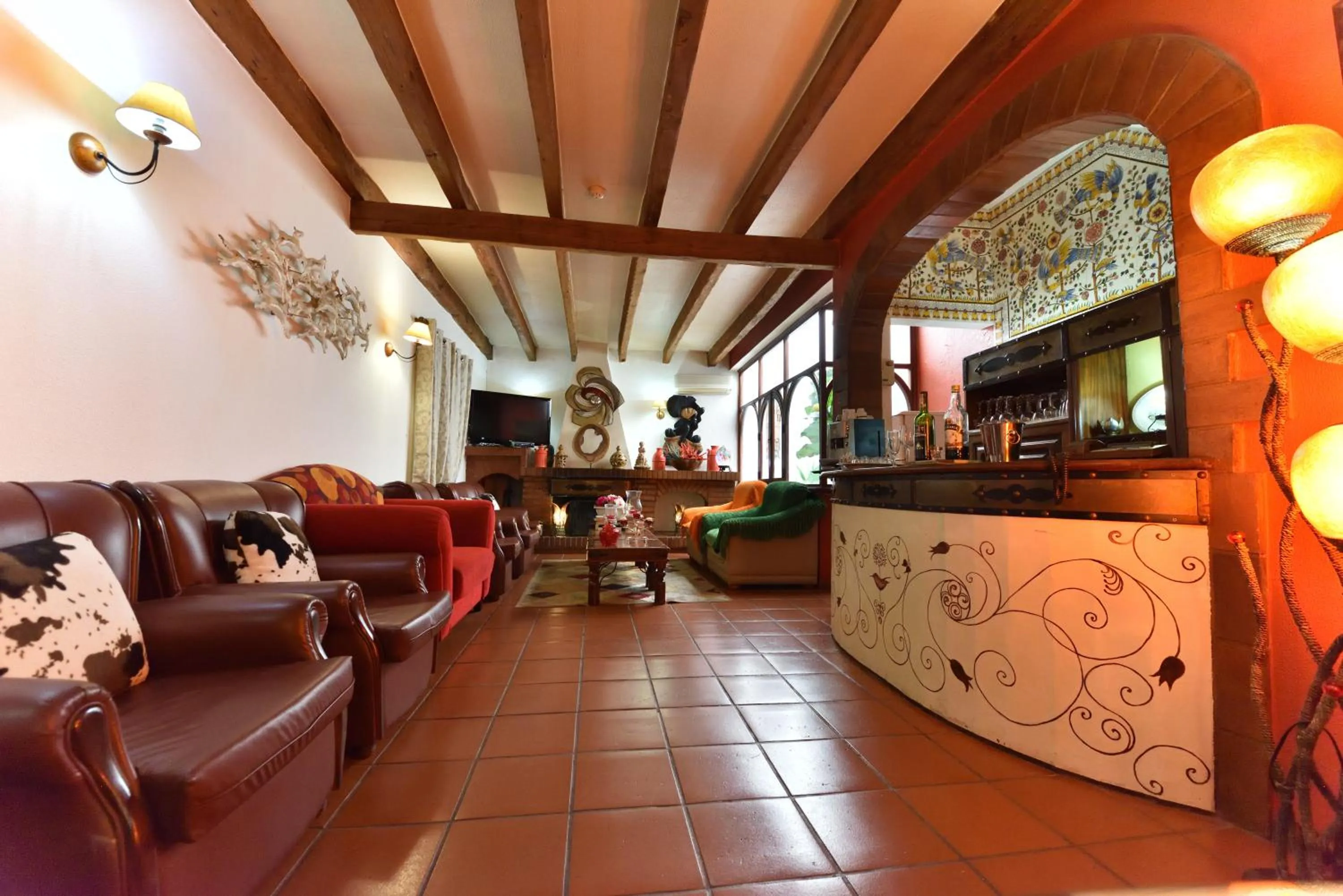 Communal lounge/ TV room in Hotel Bejense