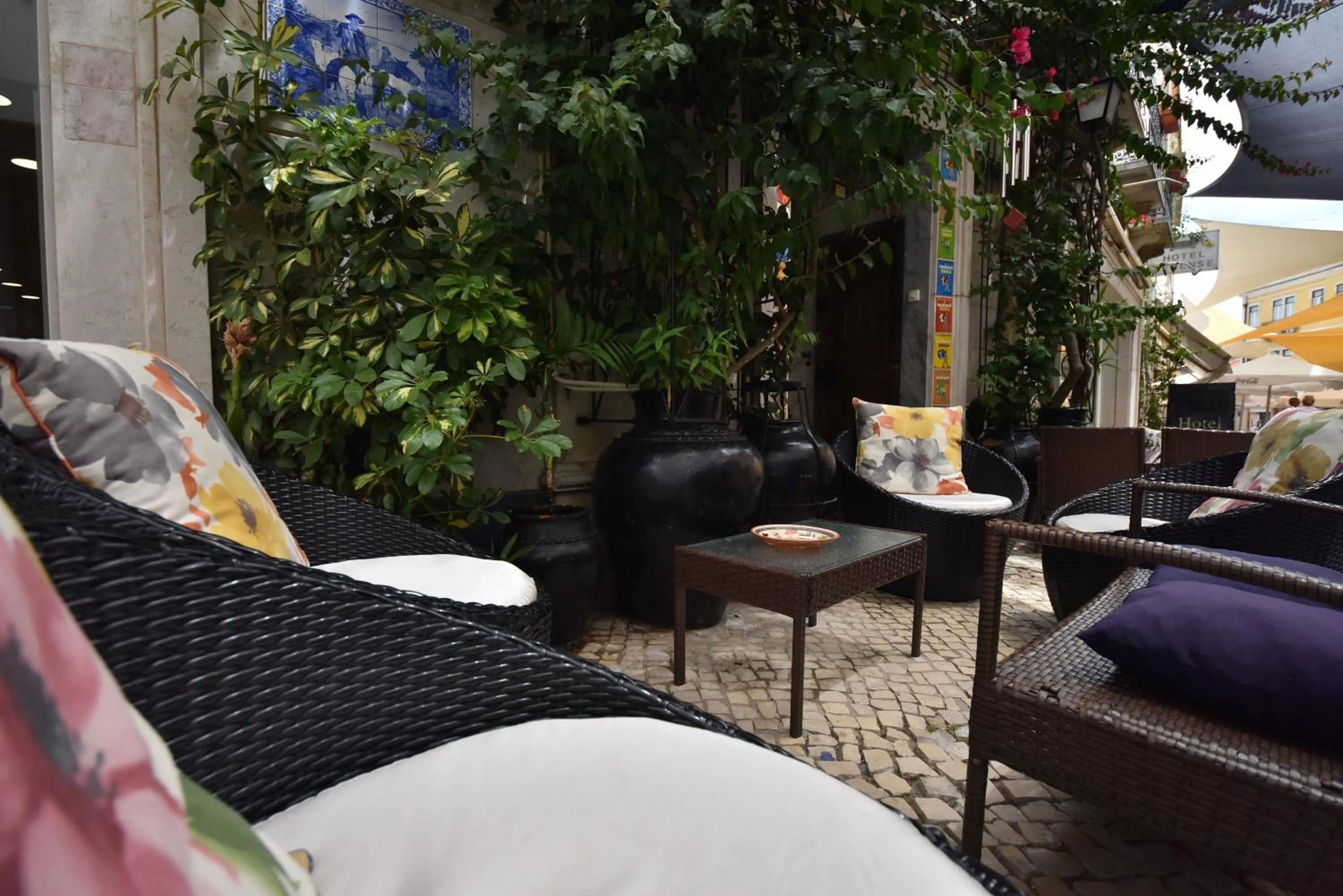 Patio in Hotel Bejense