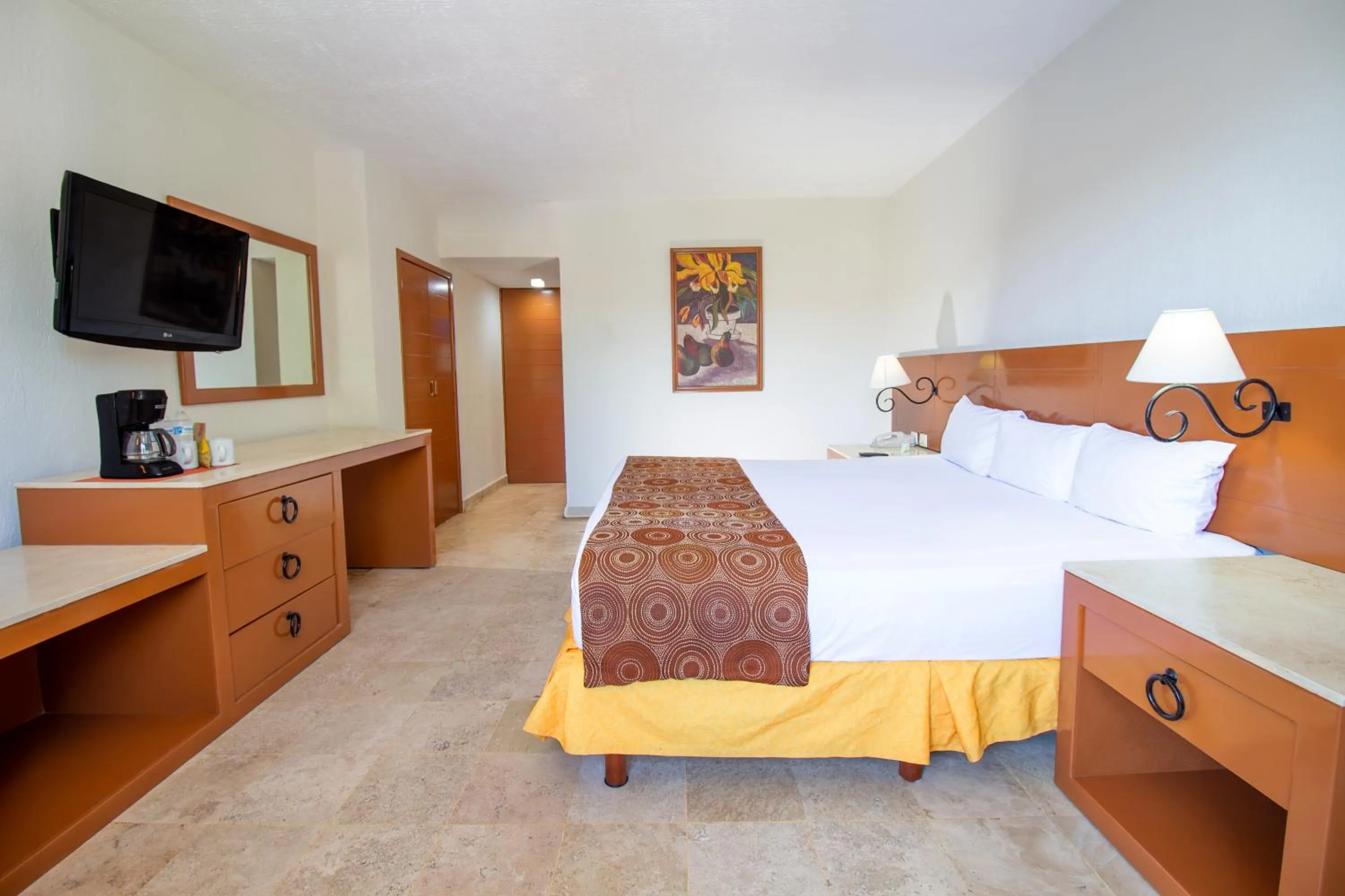 View (from property/room), Bed in Plaza Pelicanos Club Beach Resort All Inclusive