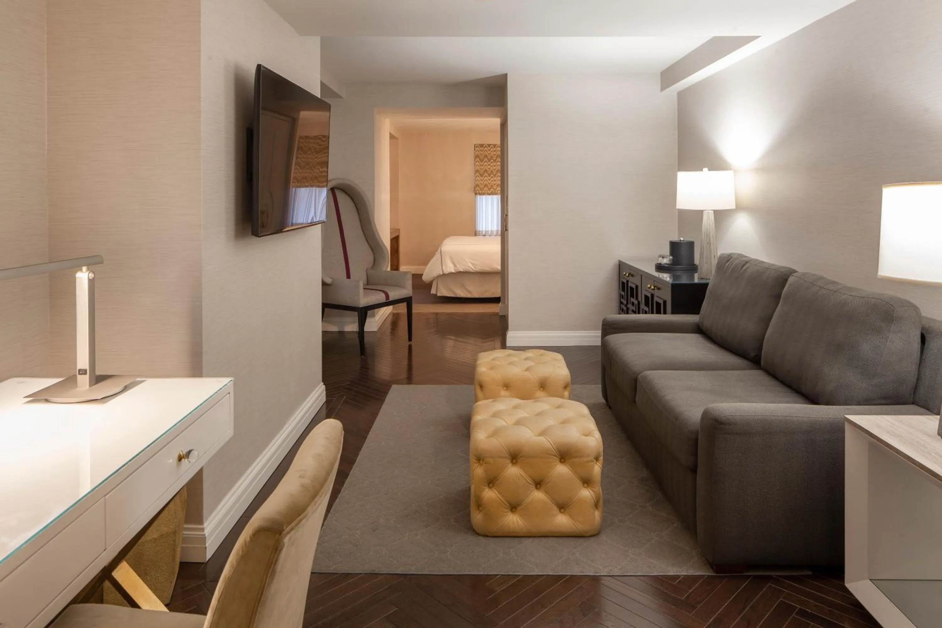 Living room in The Manhattan Club