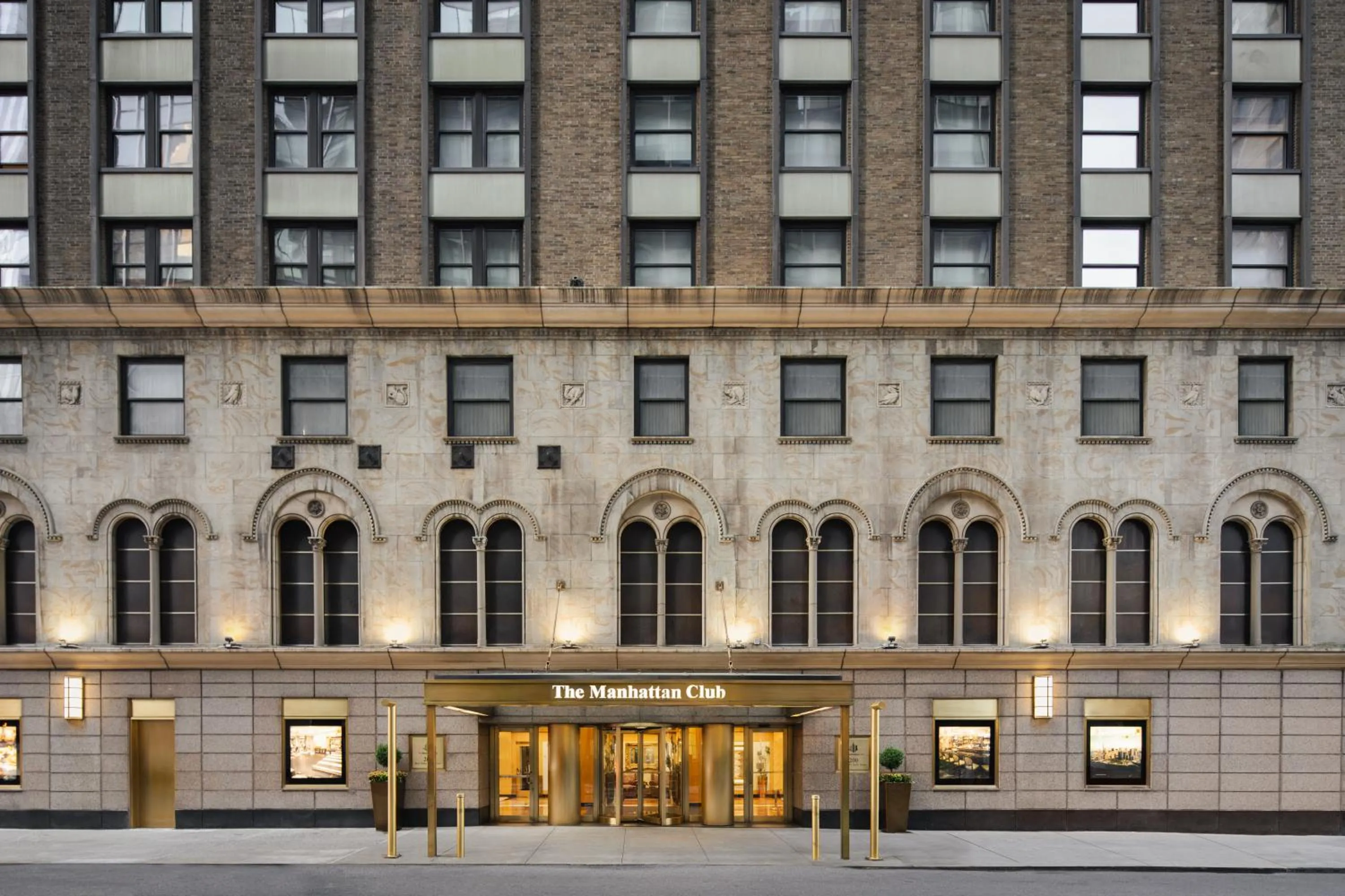 Property building in The Manhattan Club