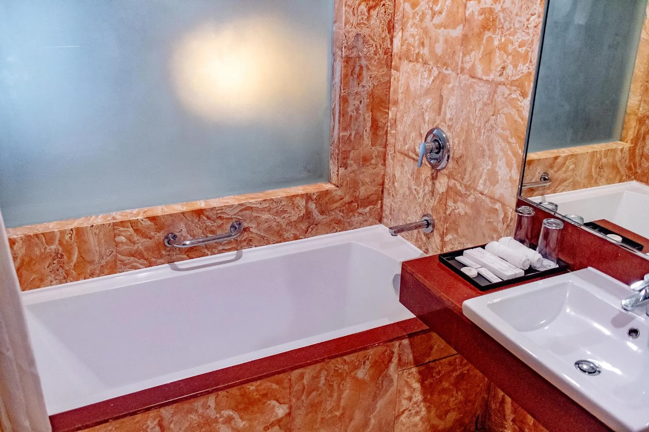 Shower in Crown Regency Beach Resort