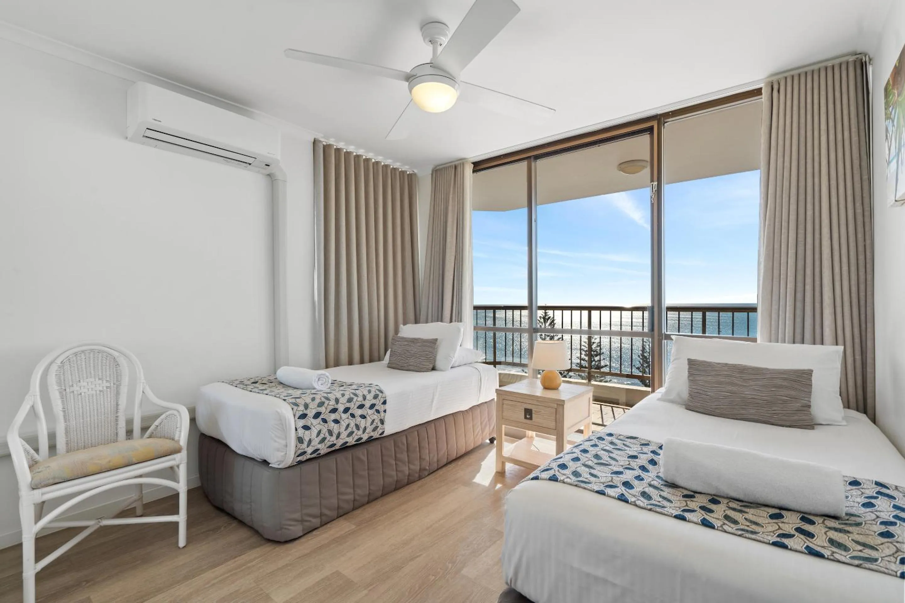 Bed in Seaview Resort