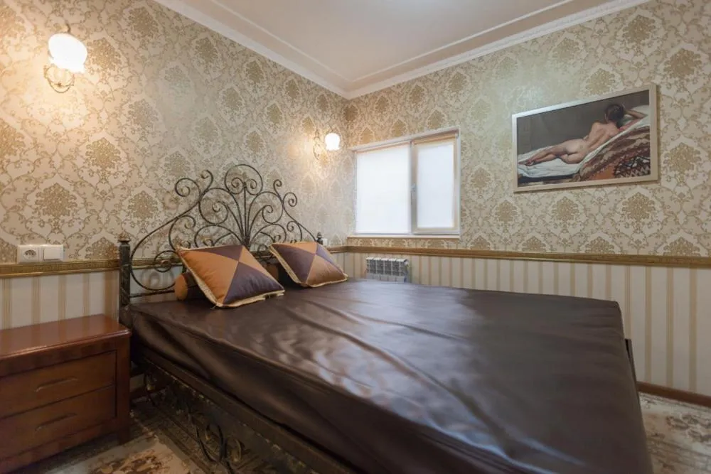 Bed in Salut Hotel Almaty