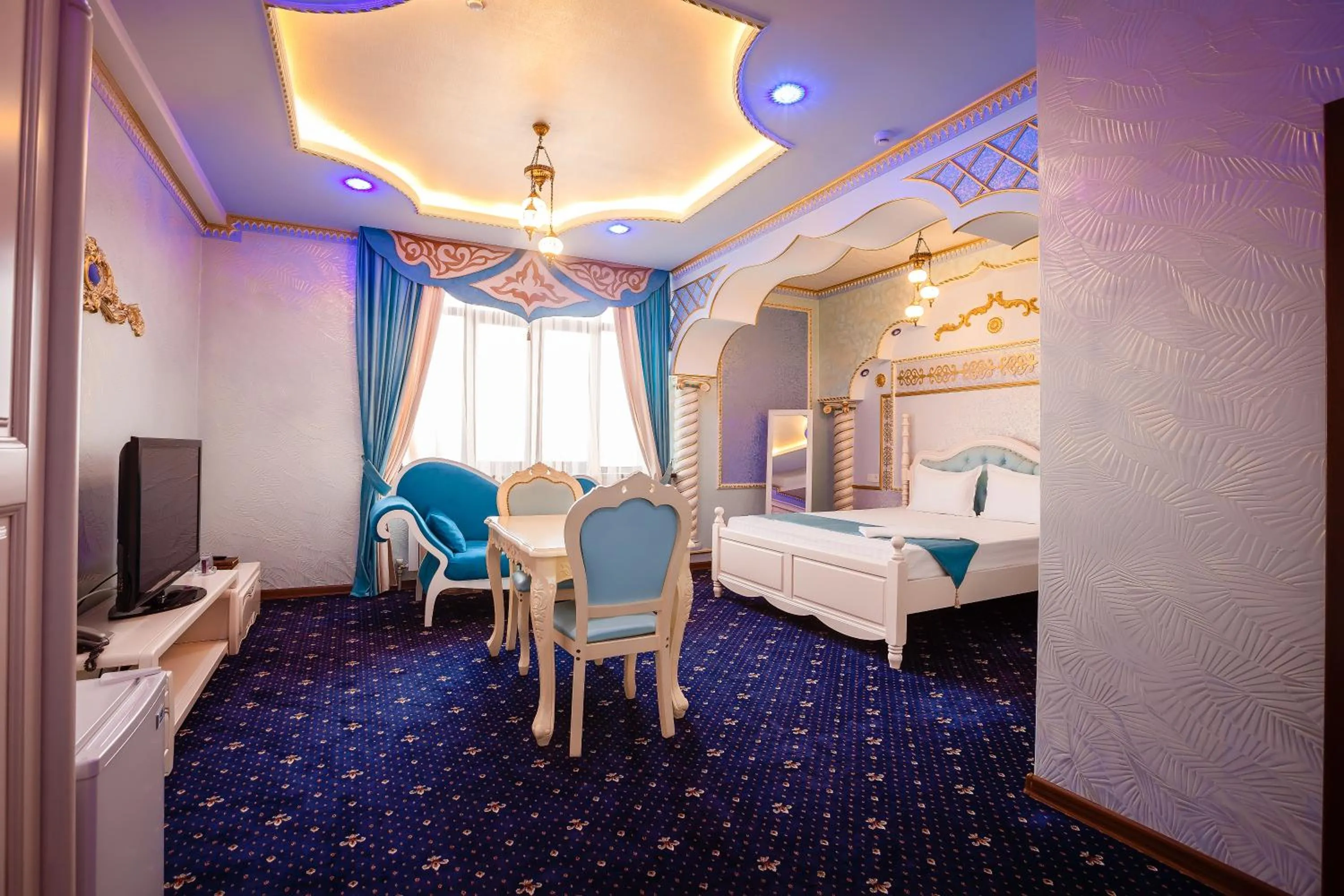 Bed in Salut Hotel Almaty