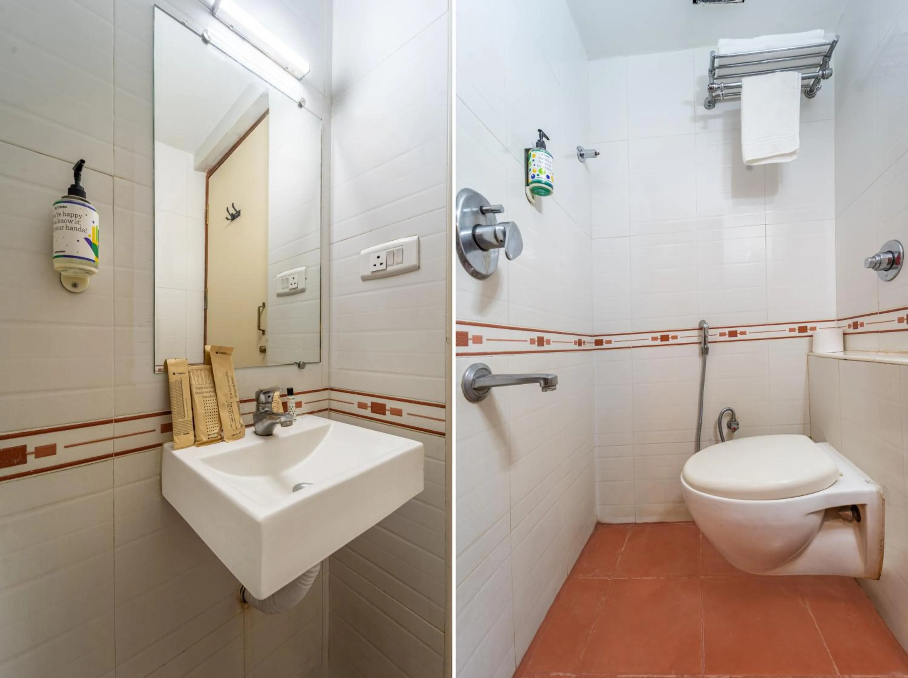 Bathroom in Treebo Sam Residency