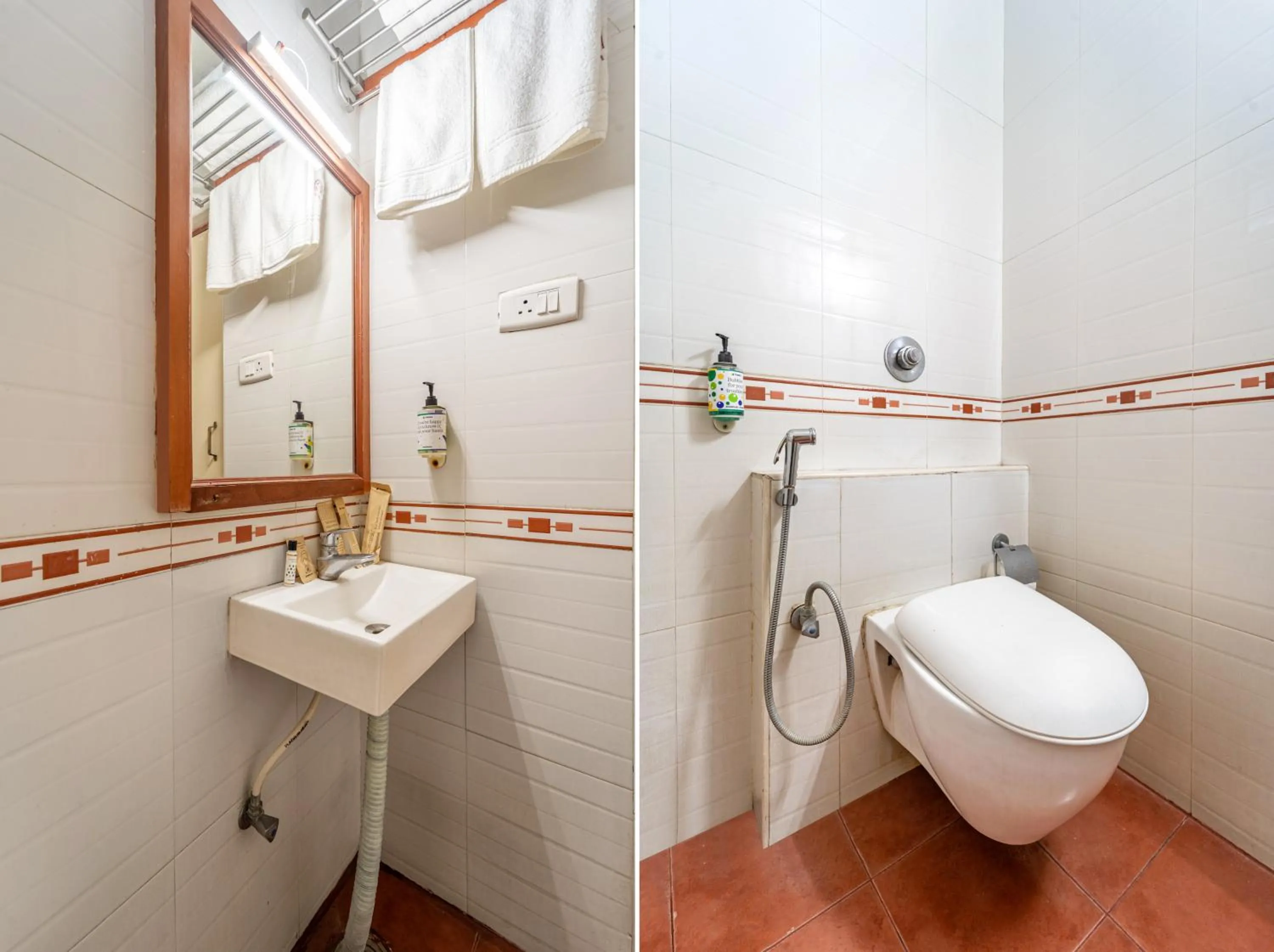 Bathroom in Treebo Sam Residency