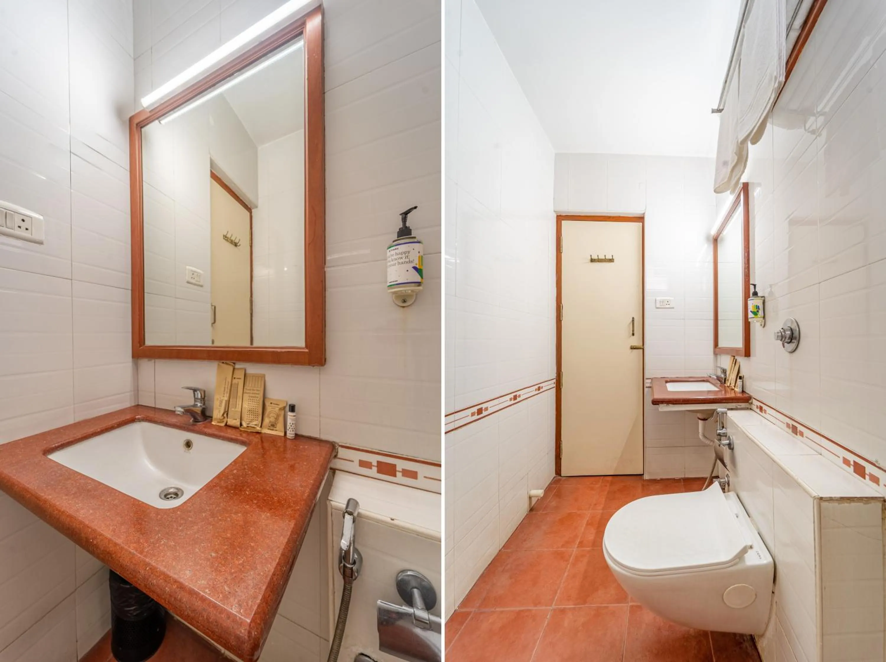 Bathroom in Treebo Sam Residency