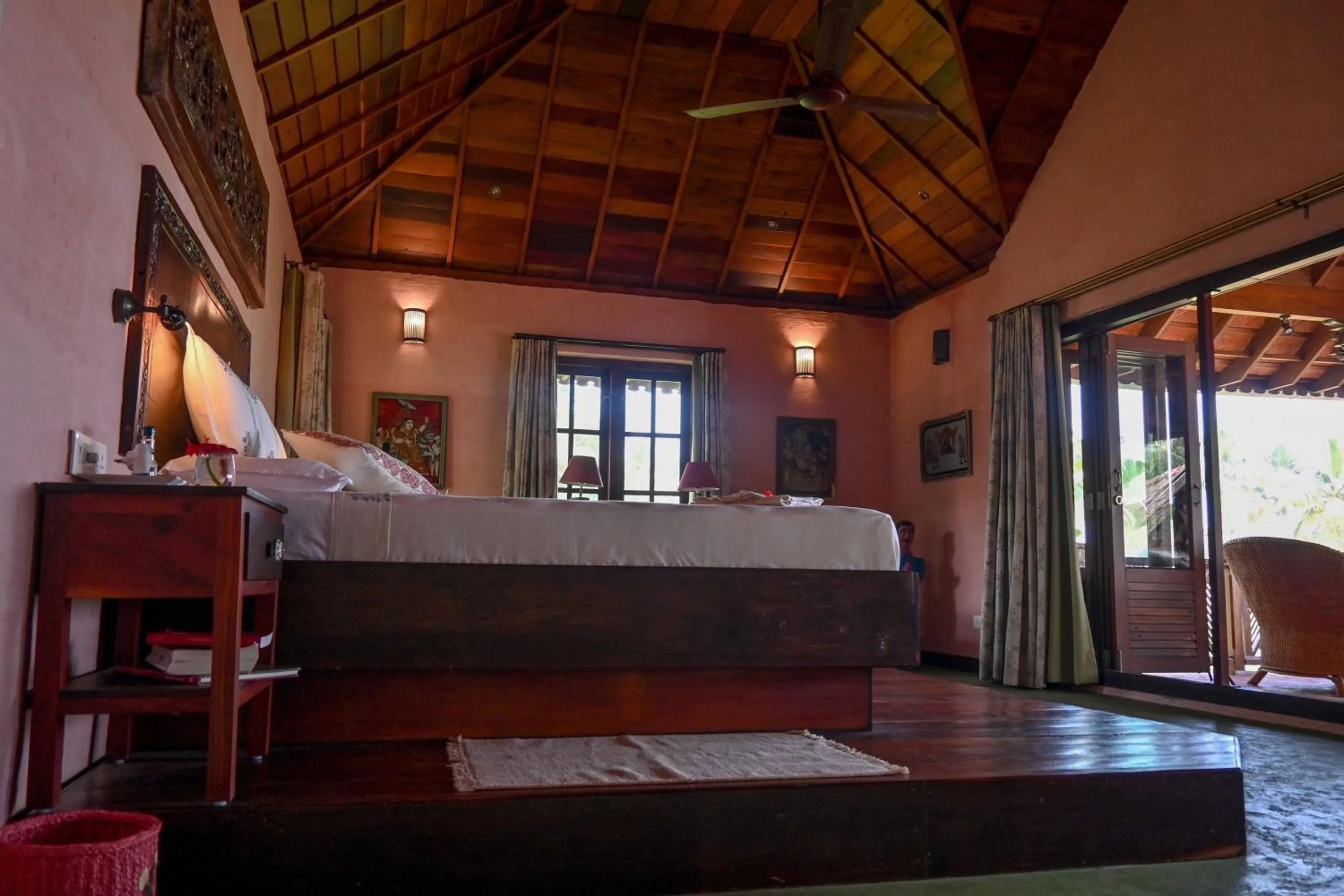 Photo of the whole room, Bed in Ameya Kerala