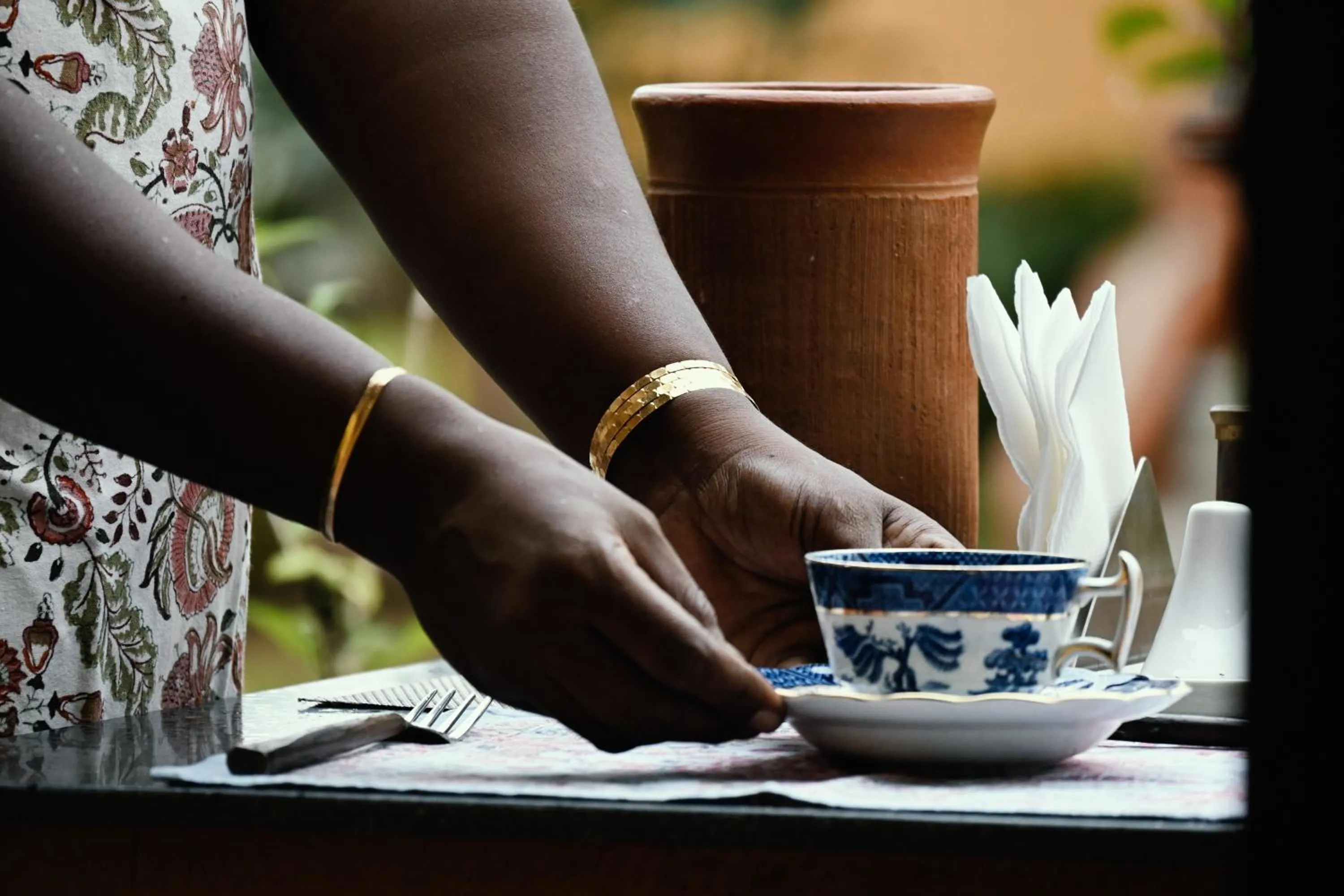 Dining area in Ameya Kerala