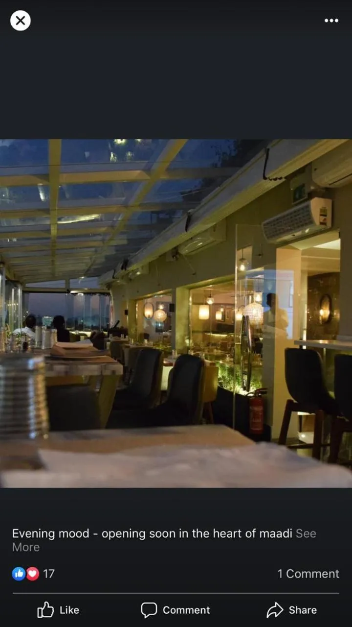 Restaurant/places to eat in Royal Maadi Hotel